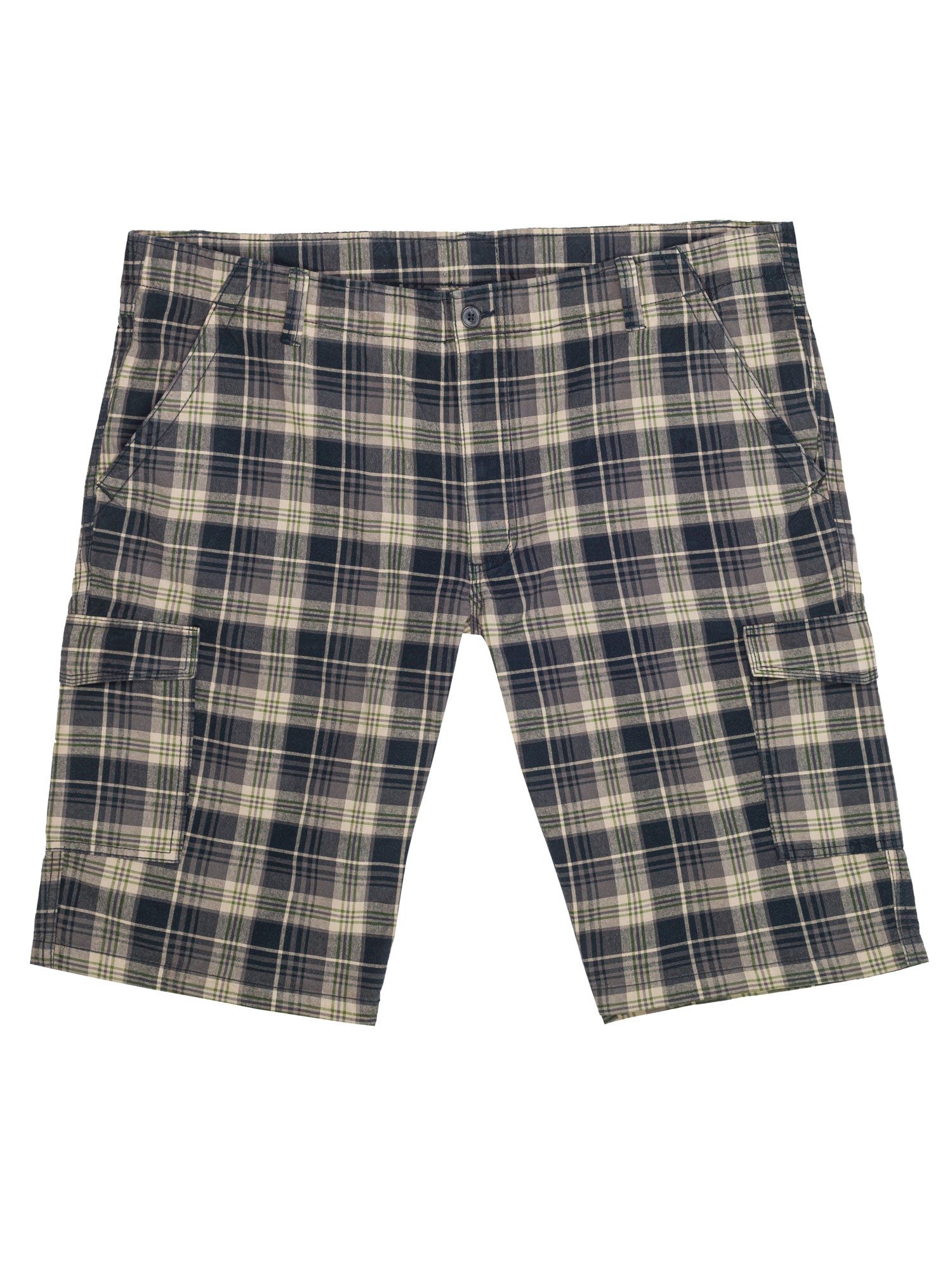 Lavecchia Cargoshorts Lavecchia Herren Cargoshorts LV-65 Kariert 48/64 Bermuda Hose inkl. Gürtel