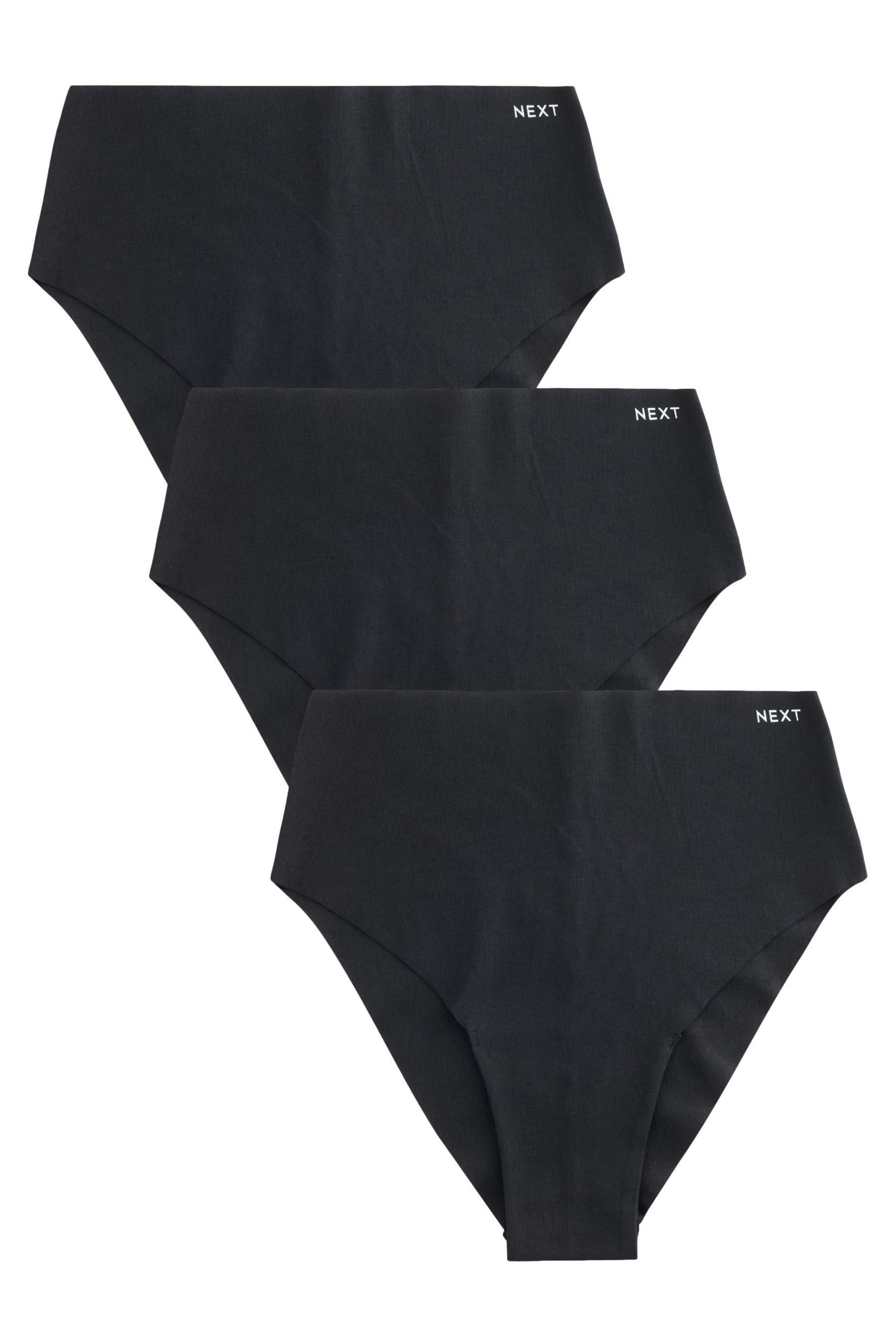 Next Taillenslip Nahtlose Hochbund-Slips im 3er-Pack, hohes Bein (3-St)
