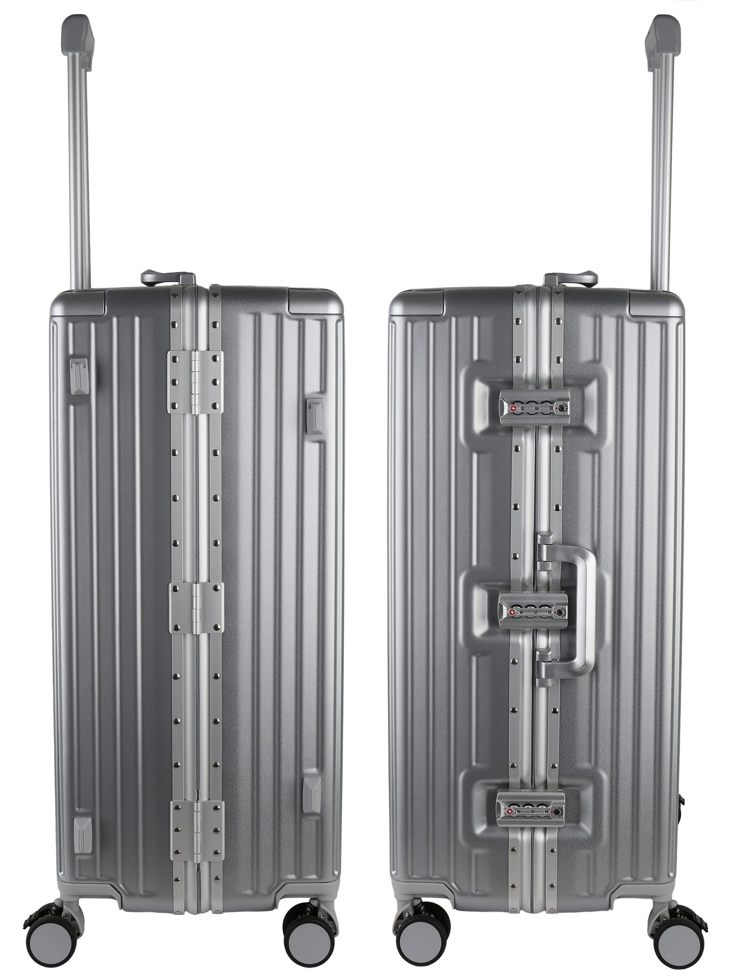 VAN HILL Hartschalen-Trolley 842209, 4 Rollen, Herolite Hartschalen-Trolley mit TSA-Schloss & 4 Doppelrollen