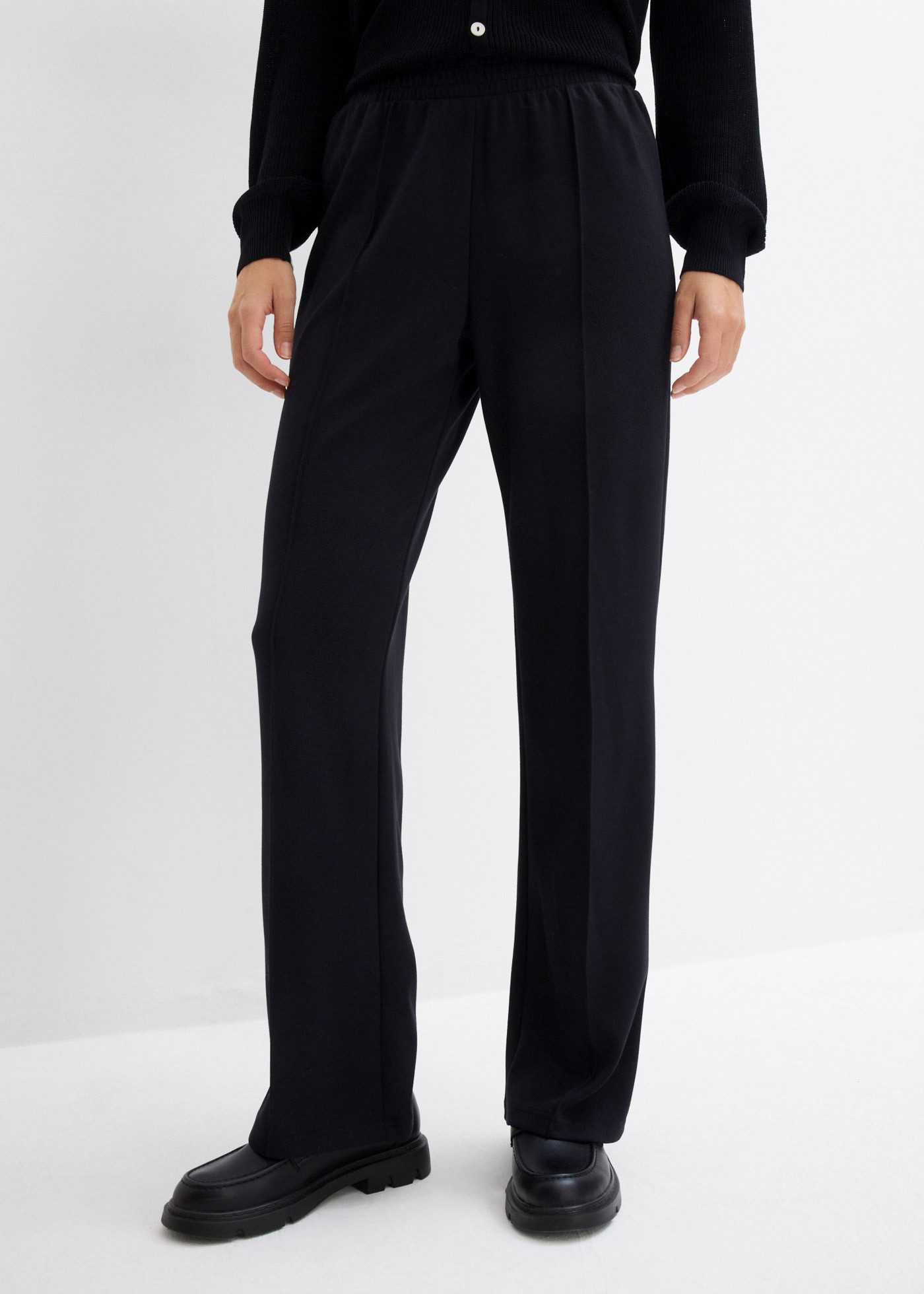 bonprix Sweathose mit Biese, Regular Fit, mit Elasthan-Anteil