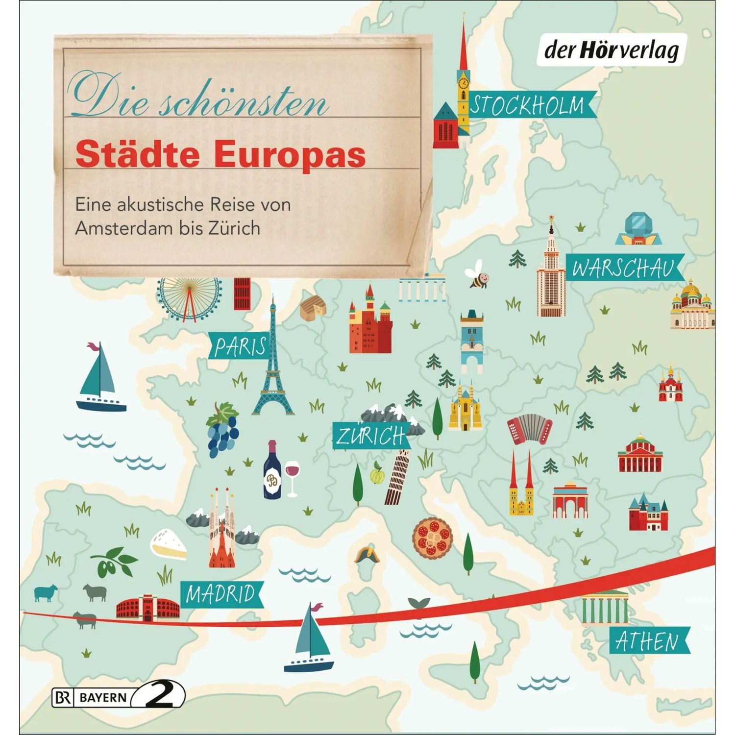 Der HörVerlag Hörspiel Die schönsten Städte Europas