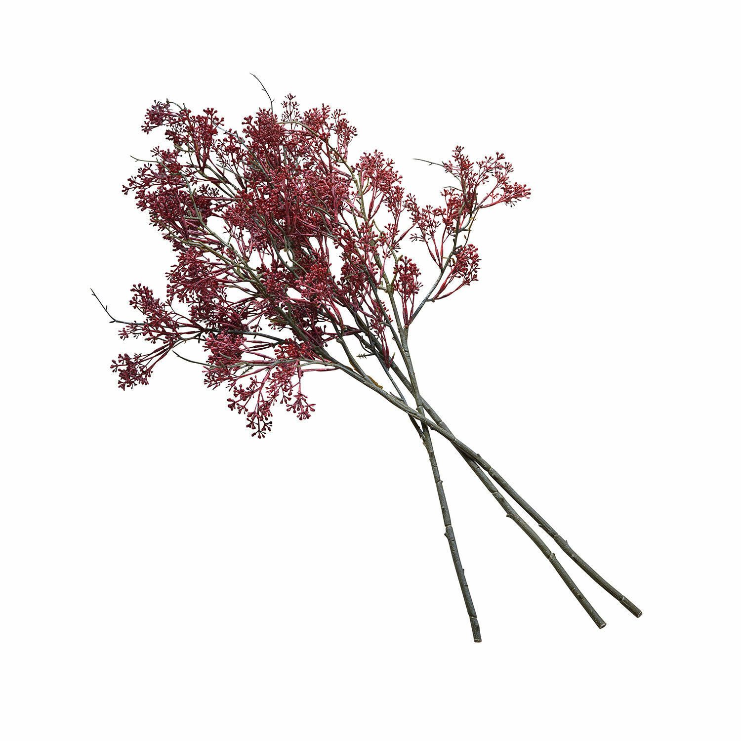 Kunstblume Deko-Blume 3er Set Lac Serein bordeaux, Mirabeau, Höhe 90.0 cm