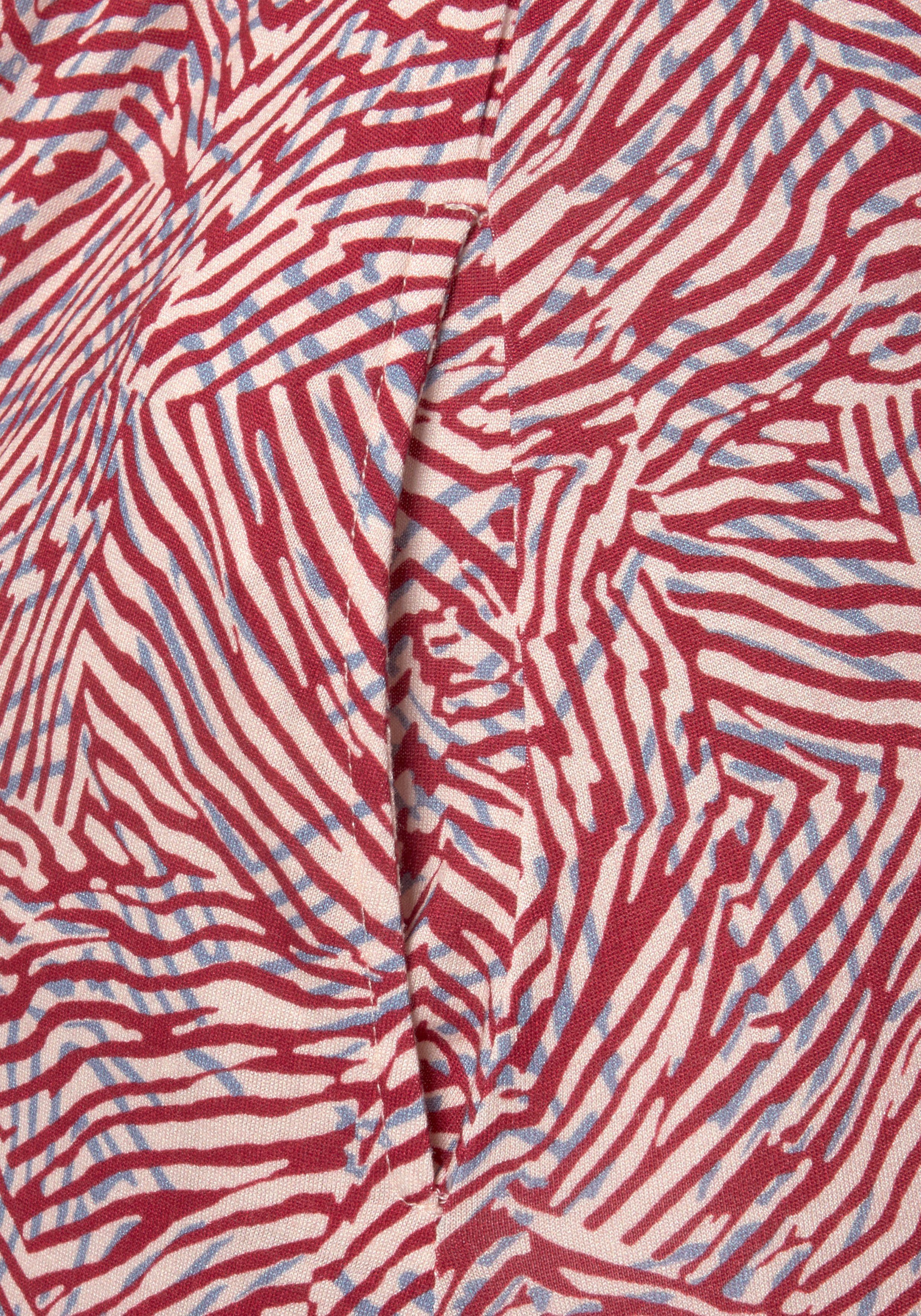 Vivance Maxikleid mit grafischem Alloverdruck und Taschen langes Sommerkleid, Strandkleid, Druckkleid, Viskosekleid, Jerseykleid