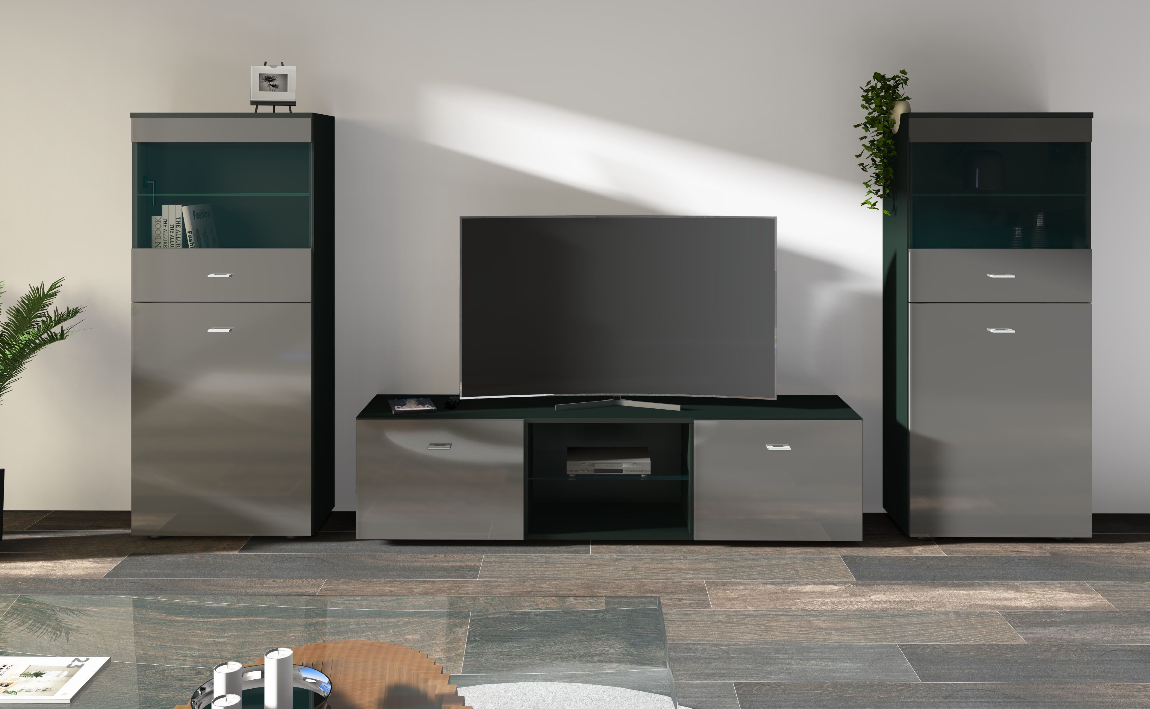 borchardt Möbel Wohnwand Scala, 3-tlg. günstig online kaufen