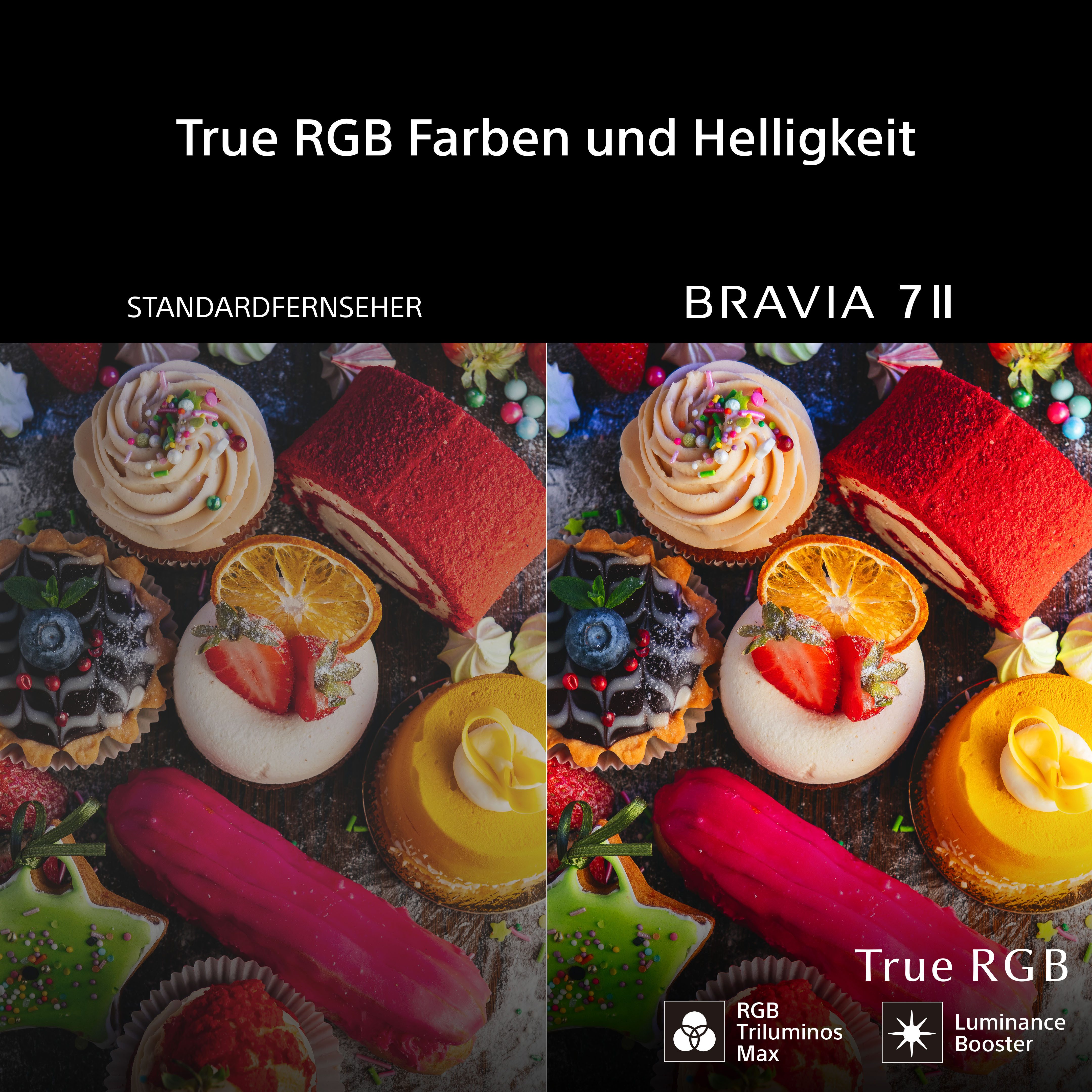 Sony K-65XR75M2 LED-Fernseher (164 cm/65 Zoll, 4K Ultra HD, Android TV, Google TV, BRAVIA 7 II TRUE RGB MINI LED Fernseher)