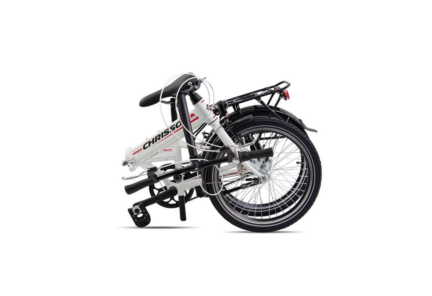 Thumbnail - Chrisson Faltrad Foldrider 3.0, 7 Gang, Nabenschaltung, Klapprad 20 Zoll 155 - 190 cm Klappfahrrad 7 Gang Nabenschaltung