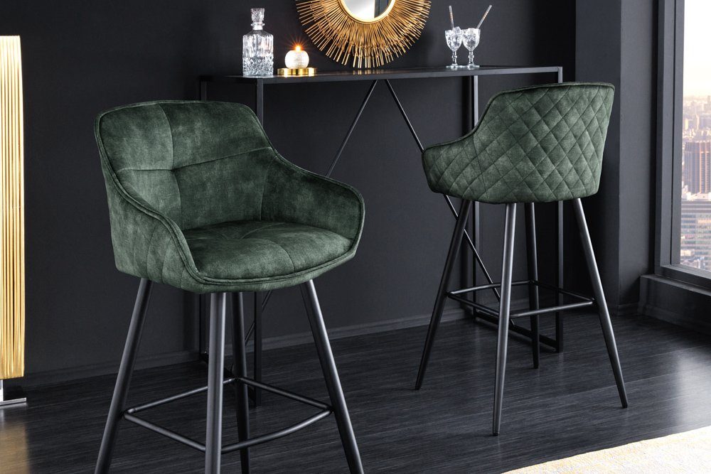 riess-ambiente Barhocker EUPHORIA grün / schwarz günstig online kaufen