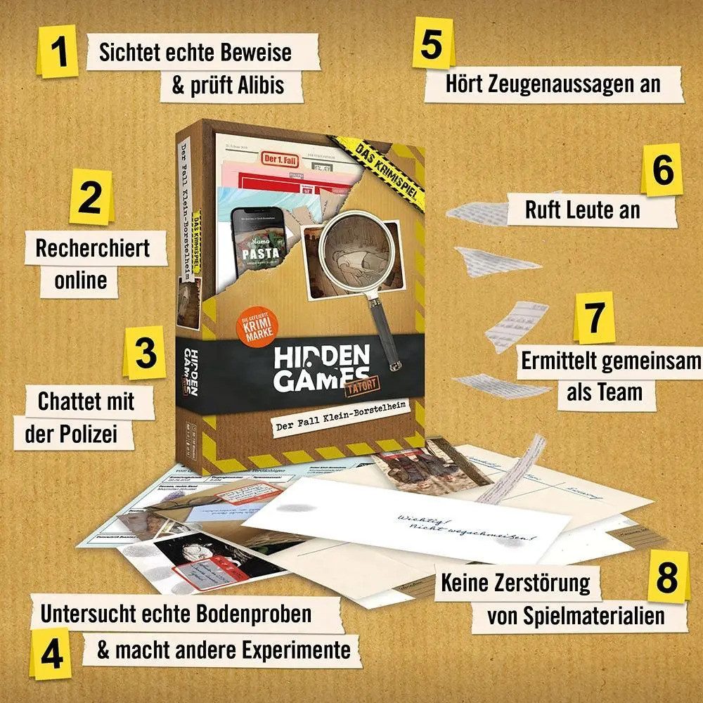 Pegasus Spiele Spiel Hidden Games Tatort: Der Fall Klein-Borstelheim 1.Fall
