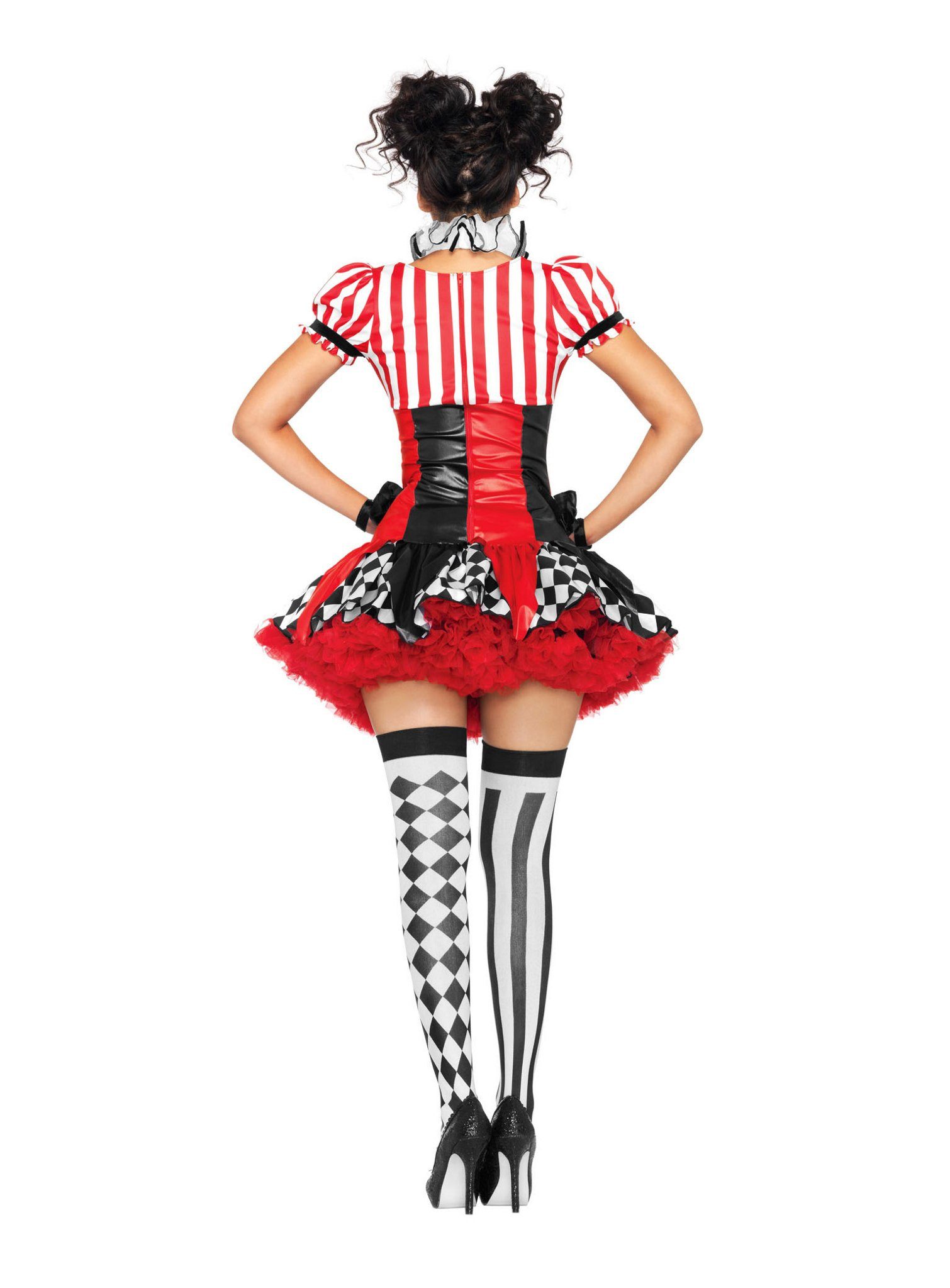 Leg Avenue Clown-Kostüm Harlekina Clown - Karneval und Faschingskostüm, Ein funkelnder Stern im Zirkuszelt!