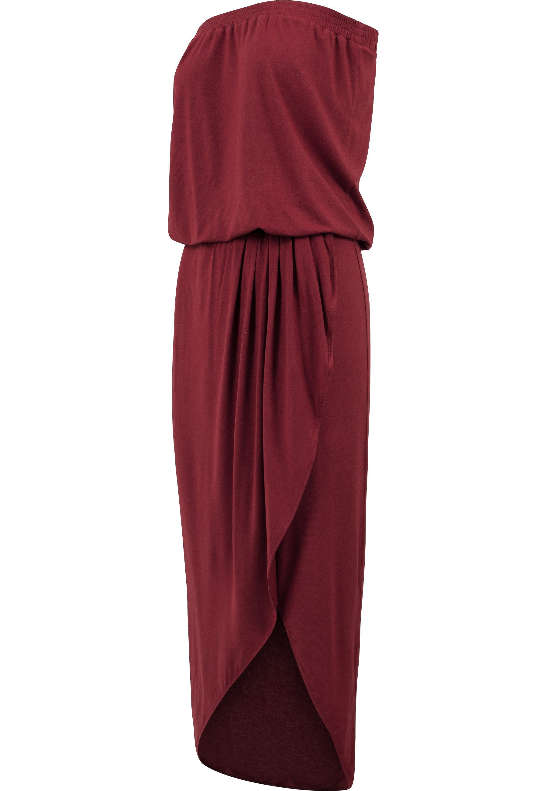 URBAN CLASSICS Shirtkleid Urban Classics Damen Ladies Viscose Bandeau Dress (1-tlg)