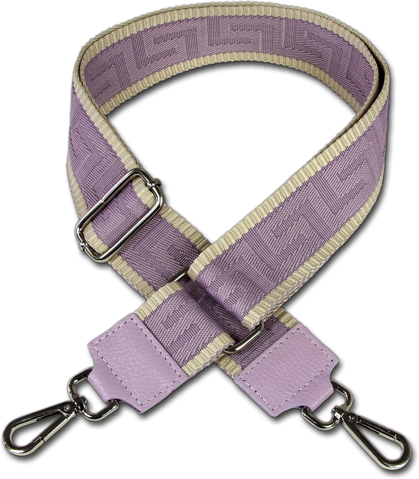 Tragegurt Florence Damen Boho-Gurt Canvas Leder
