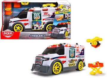 Dickie Toys Spielzeug-Krankenwagen Ambulance, mit Licht & Sound