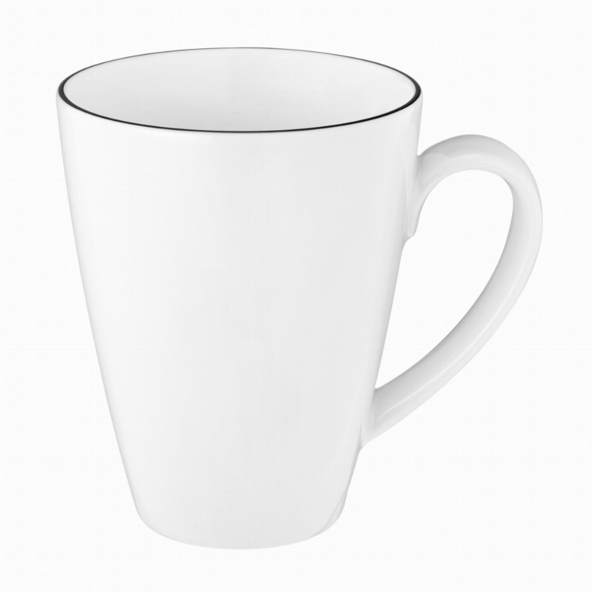 Seltmann Weiden Becher Becher mit Henkel Tambel 0,35 l, 6-tlg., Porzellan, Porzellan, spülmaschinenfest, mikrowellengeeignet, Made in …