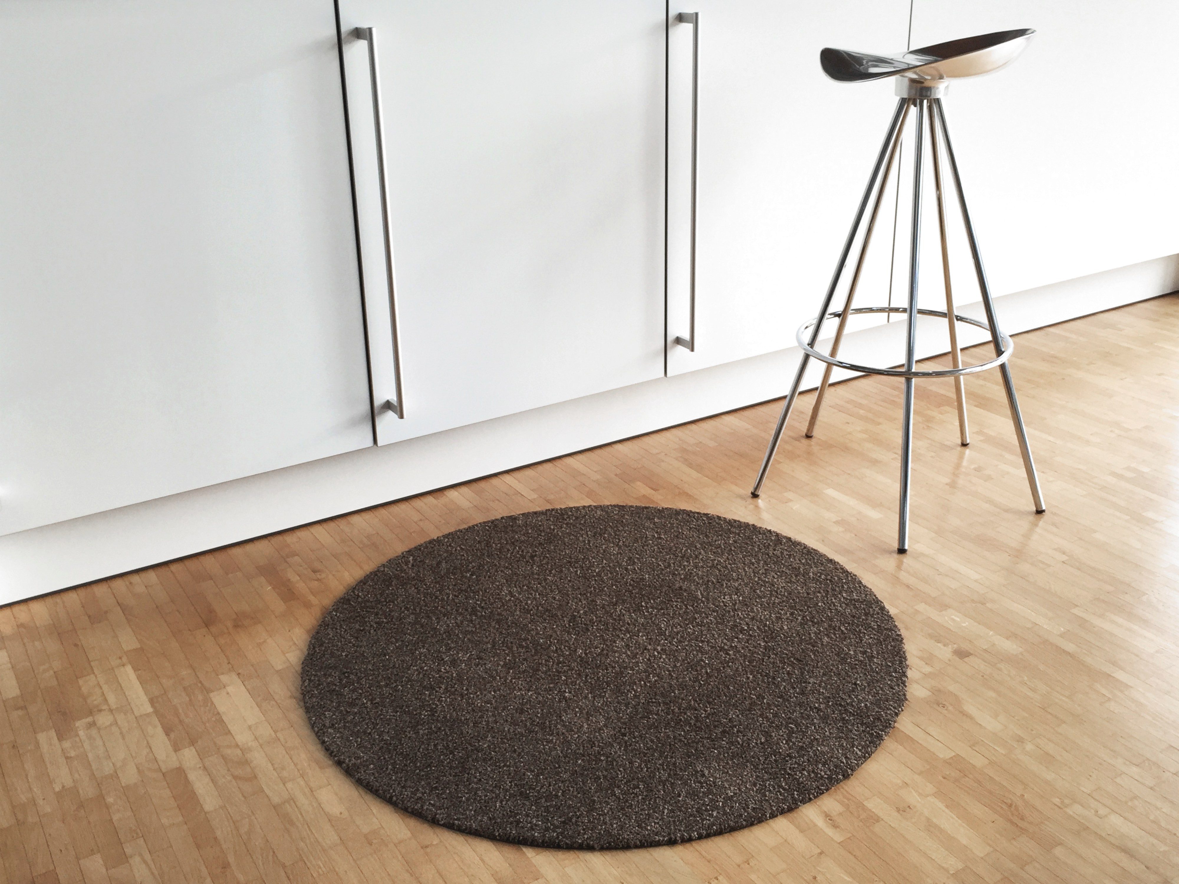 Keilbach Designprodukte Fußmatte point Durchmesser 85cm, rund, Höhe: 9 mm, günstig online kaufen