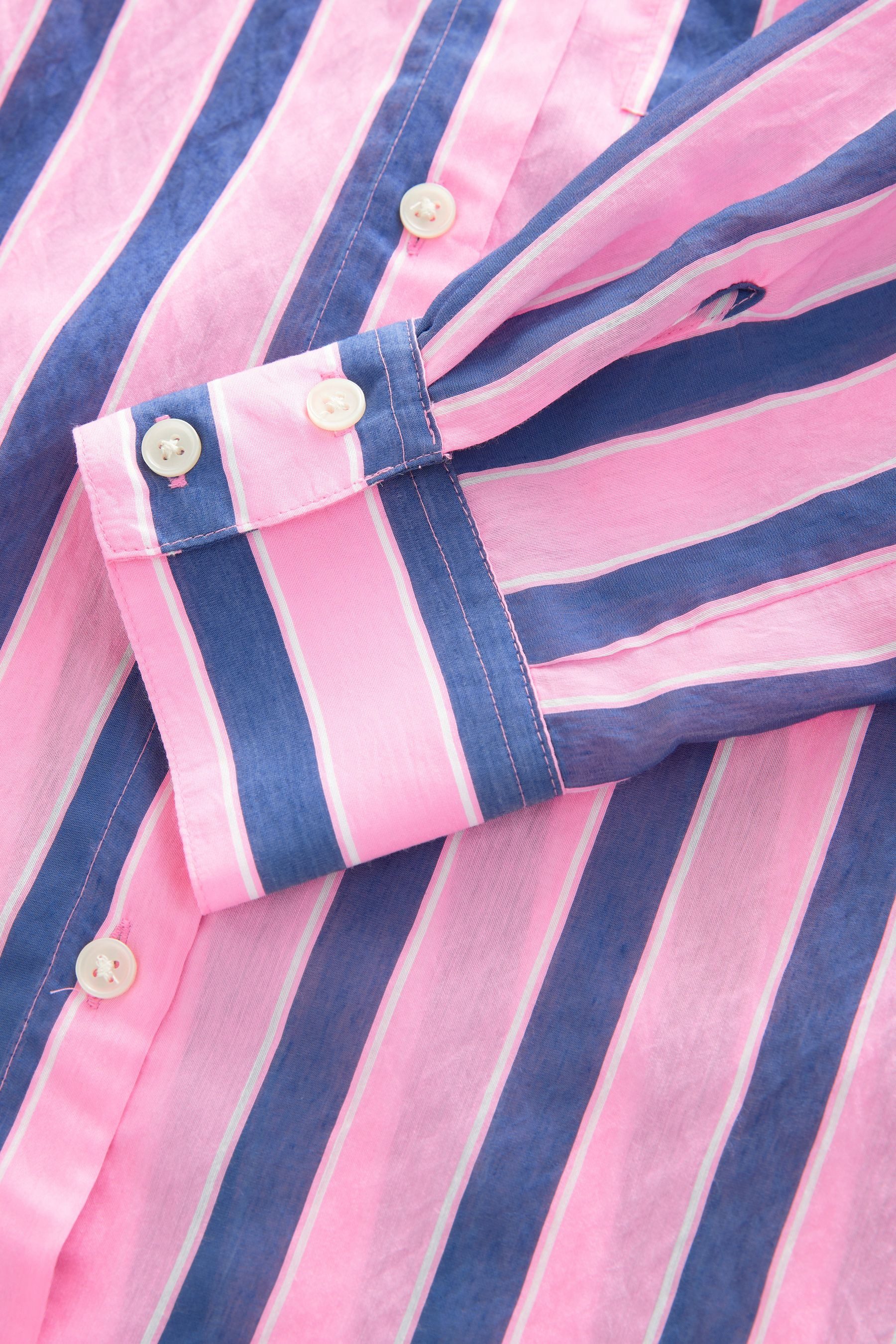 Next Langarmhemd Leichtes Button-down-Hemd mit langen günstig online kaufen
