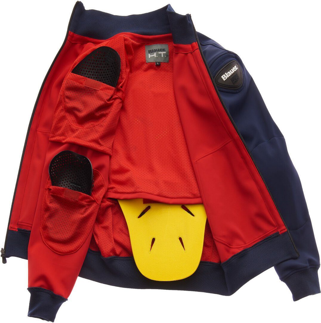 Blauer Motorradjacke Easy Pro Damen Motorrad günstig online kaufen