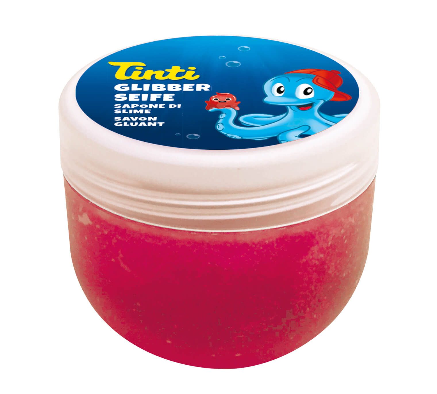 TINTI Badespielzeug Tinti Glibber Seife rot