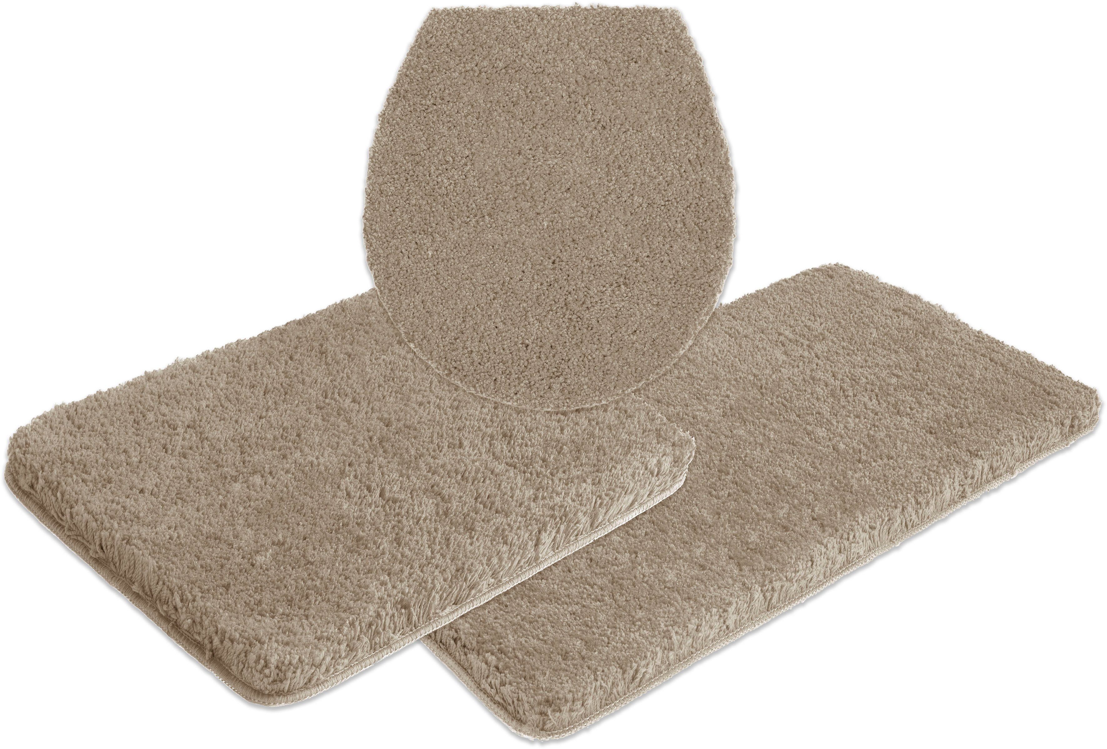 my home Badematte Sanremo, Badvorleger, Badezimmer Teppich, sehr weich, Höh günstig online kaufen