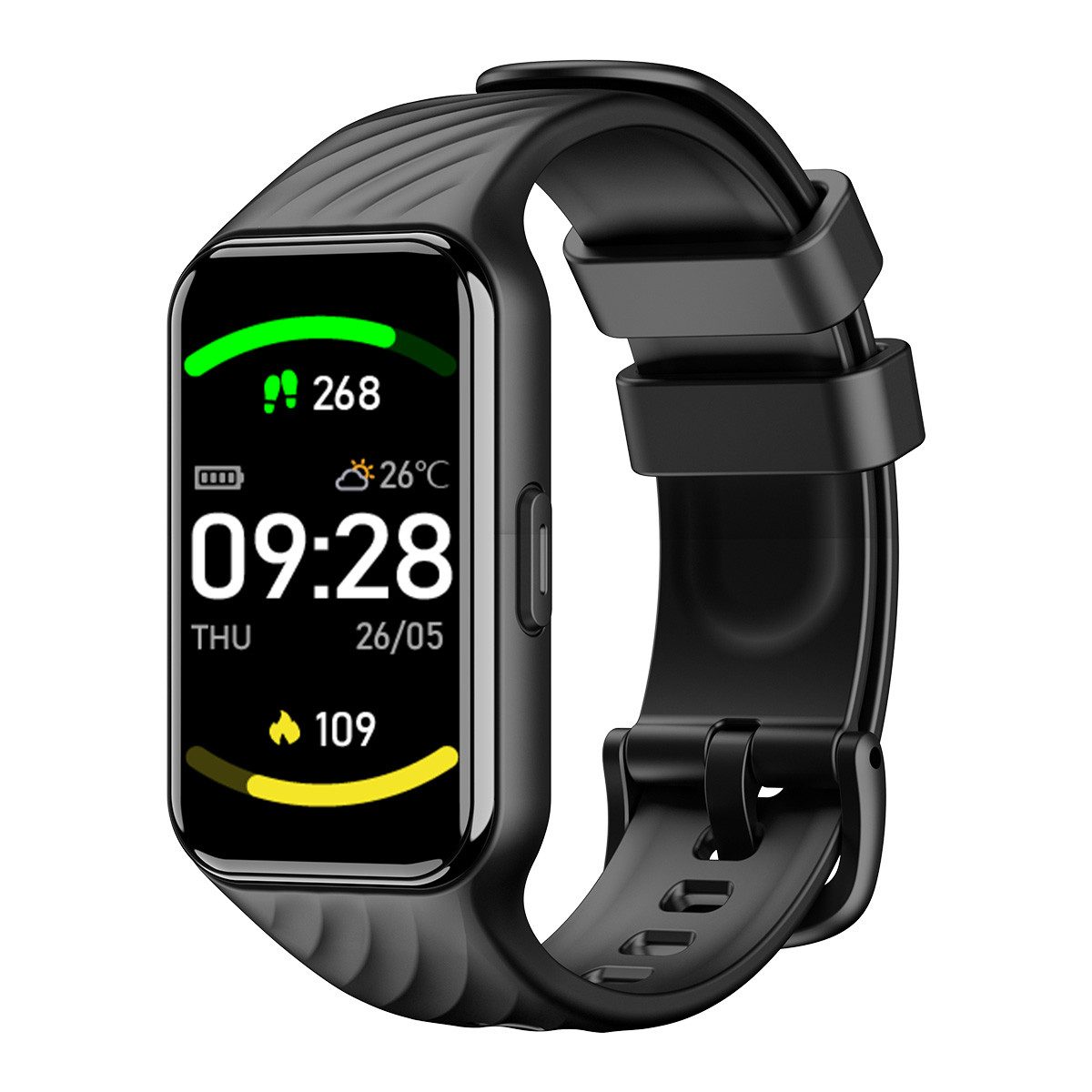 blackview R10 – 1,47", 20 Tage Akku, SpO₂, Schlafanalyse, IP68 Smartwatch (3.73 cm), 500mAh, 1,47" Display, IP68, 100+ Sportmodi