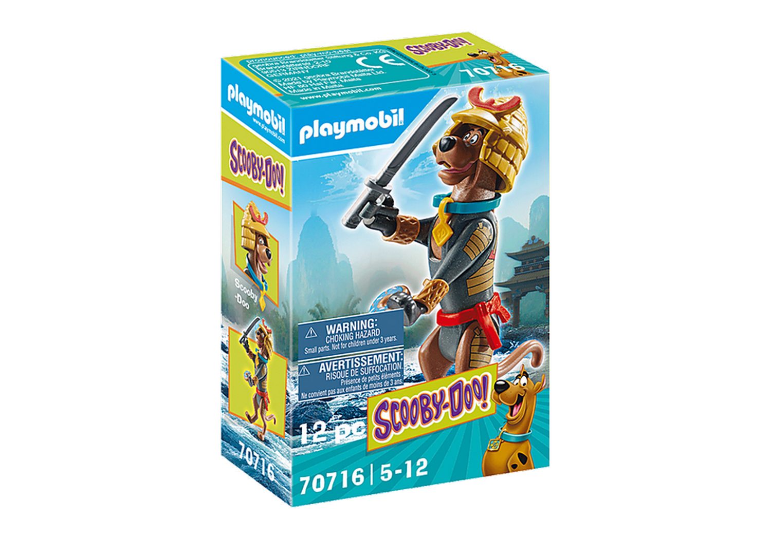 Playmobil® Scooby Doo Samurai Sammelfigur Konstruktions-Spielset, (Samurai Sammelfigur), Made in Europe