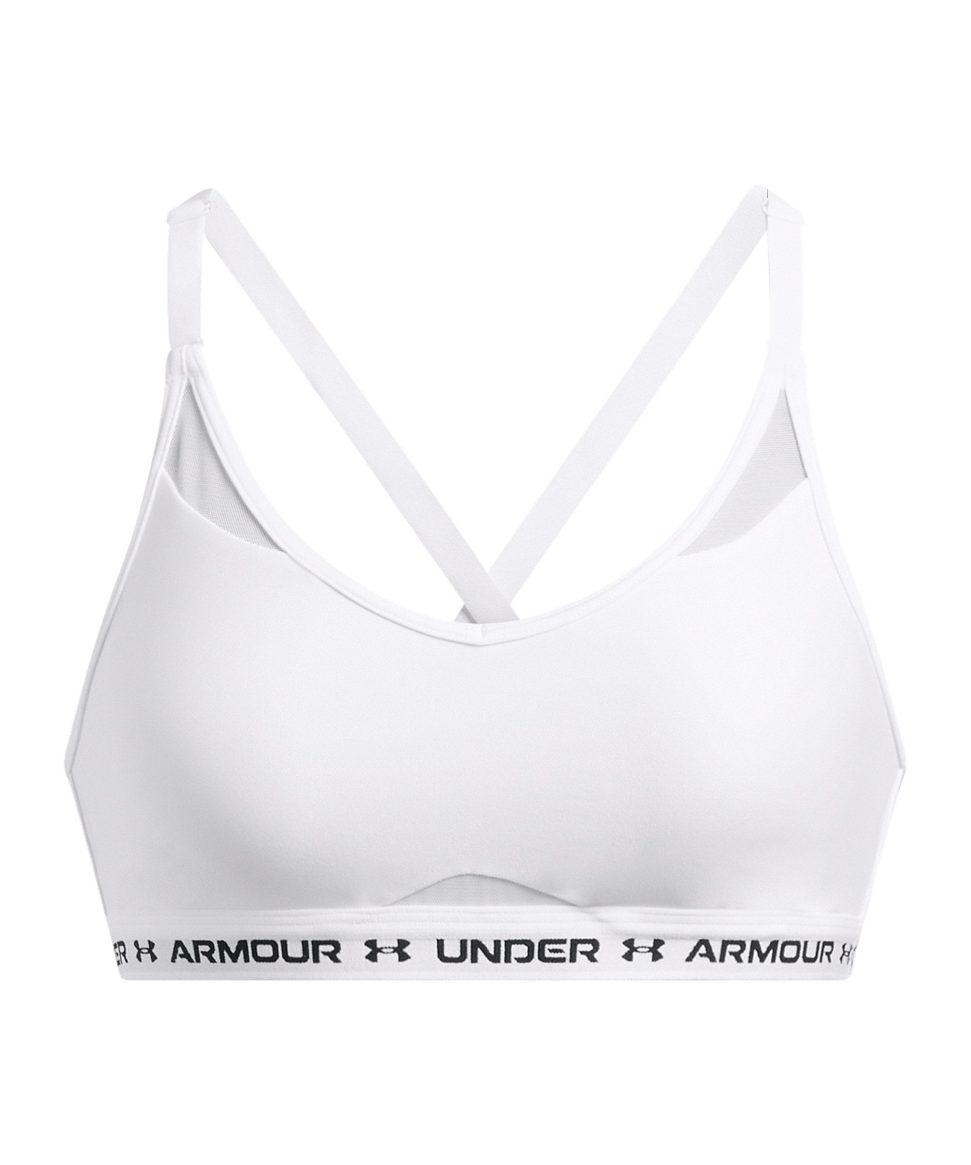 Under Armour® Sport-BH Under Armour Crossback Low Sport-BH Damen Weiß defau günstig online kaufen