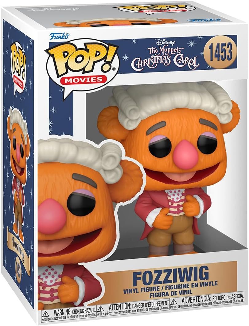 Funko Actionfigur Die Muppets Weihnachtsgeschichte POP! Disney Vinyl Figur Fozziwig 9 cm, (1-tlg), detailreiche Vinylfigur