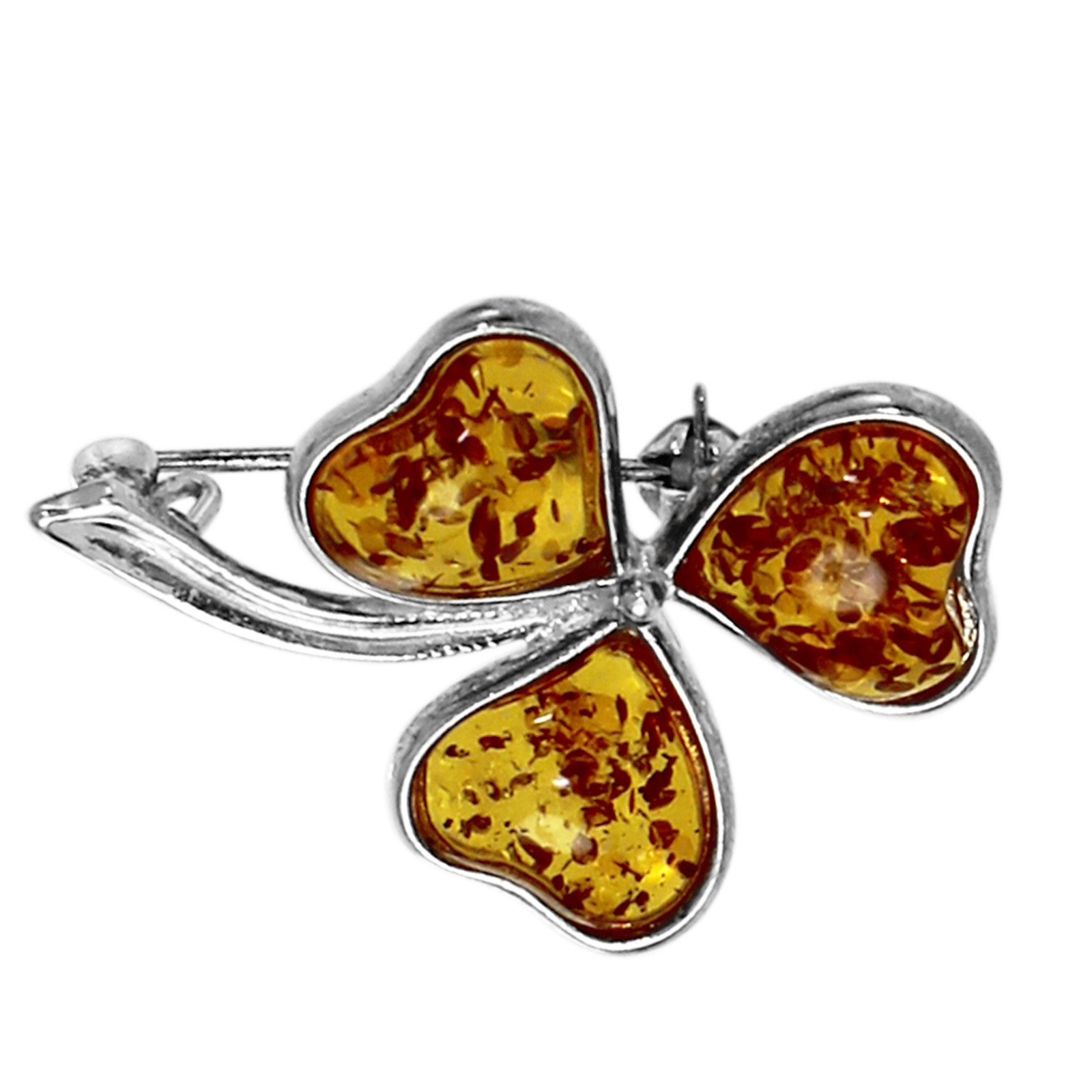 OSTSEE-SCHMUCK Brosche Ostsee-Schmuck Brosche Blüte Brosche günstig online kaufen