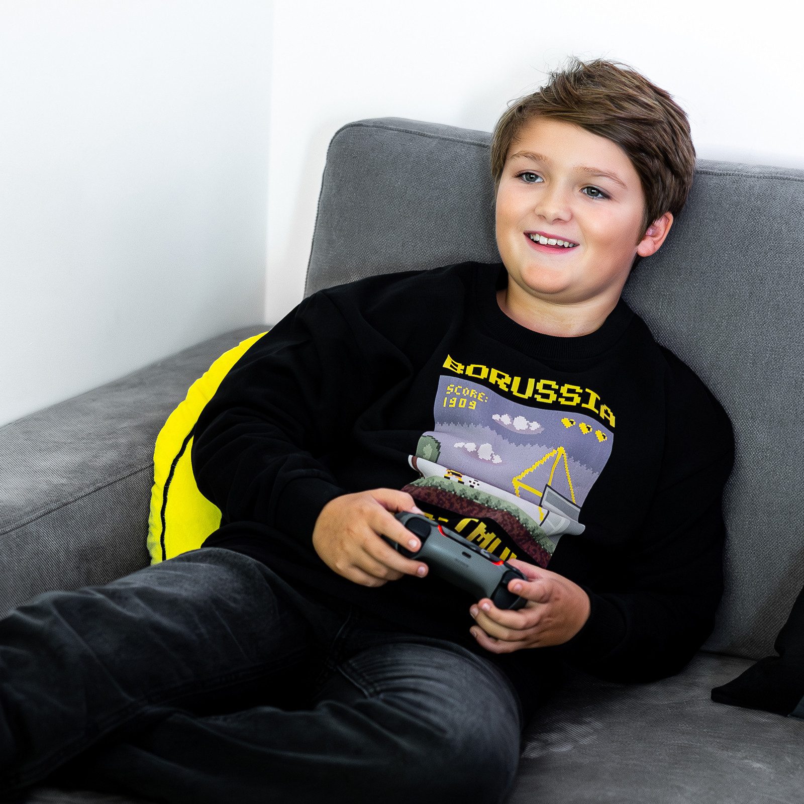 BVB Hoodie BVB Gaming Crewneck Kinder schwarz (1-tlg)