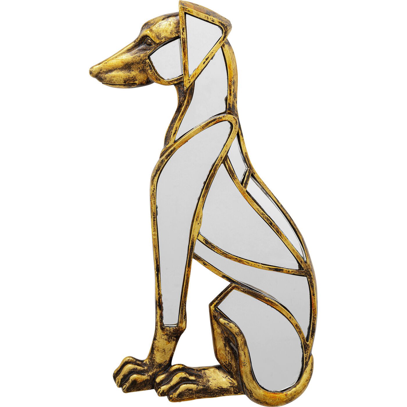 Wanddekoobjekt Dog Mirror