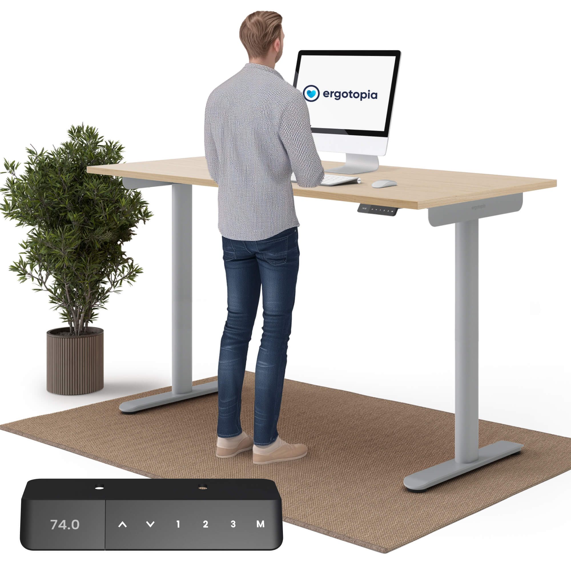 Ergotopia Schreibtisch Desktopia One (elektrisch höhenverstellbarer günstig online kaufen
