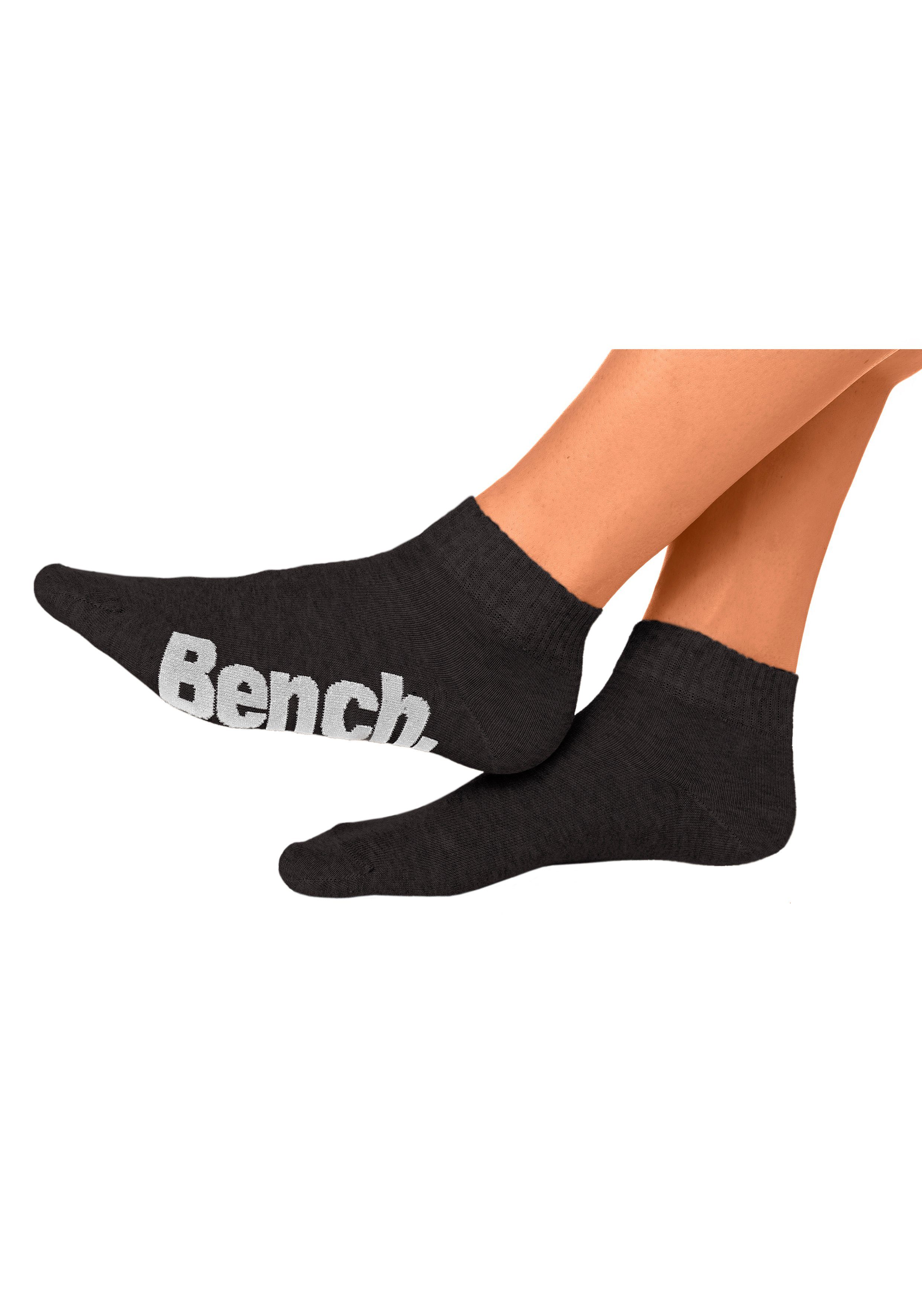 Bench. Kurzsocken Damen Herren Socken Kurzschaft mit Komfortbund (Packung, 3-Paar, Quarter Socken Gr. 35-38 bis 43-46) mit bequemen Rippbündchen – Bild 3 von 5