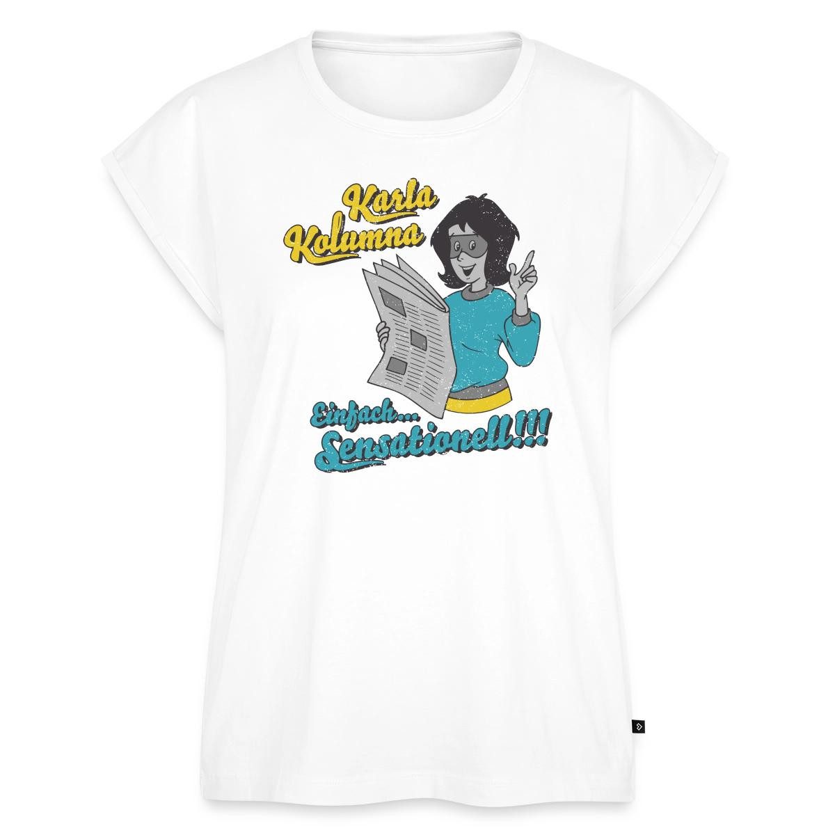 Spreadshirt T-Shirt Benjamin Blümchen Karla Kolumna Sensationell Frauen Casual T-Shirt (1-tlg)