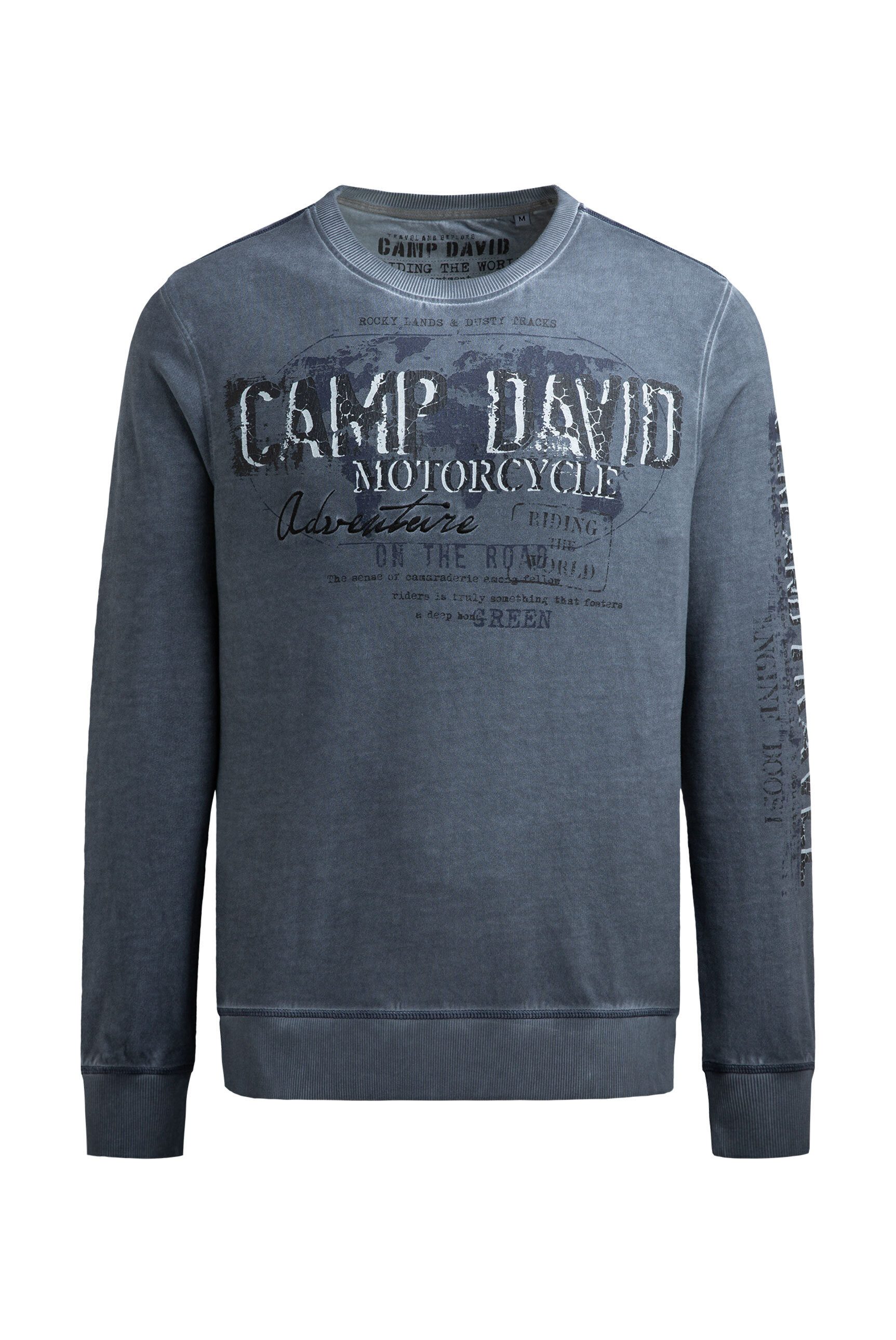 CAMP DAVID Sweater aus Baumwolle günstig online kaufen