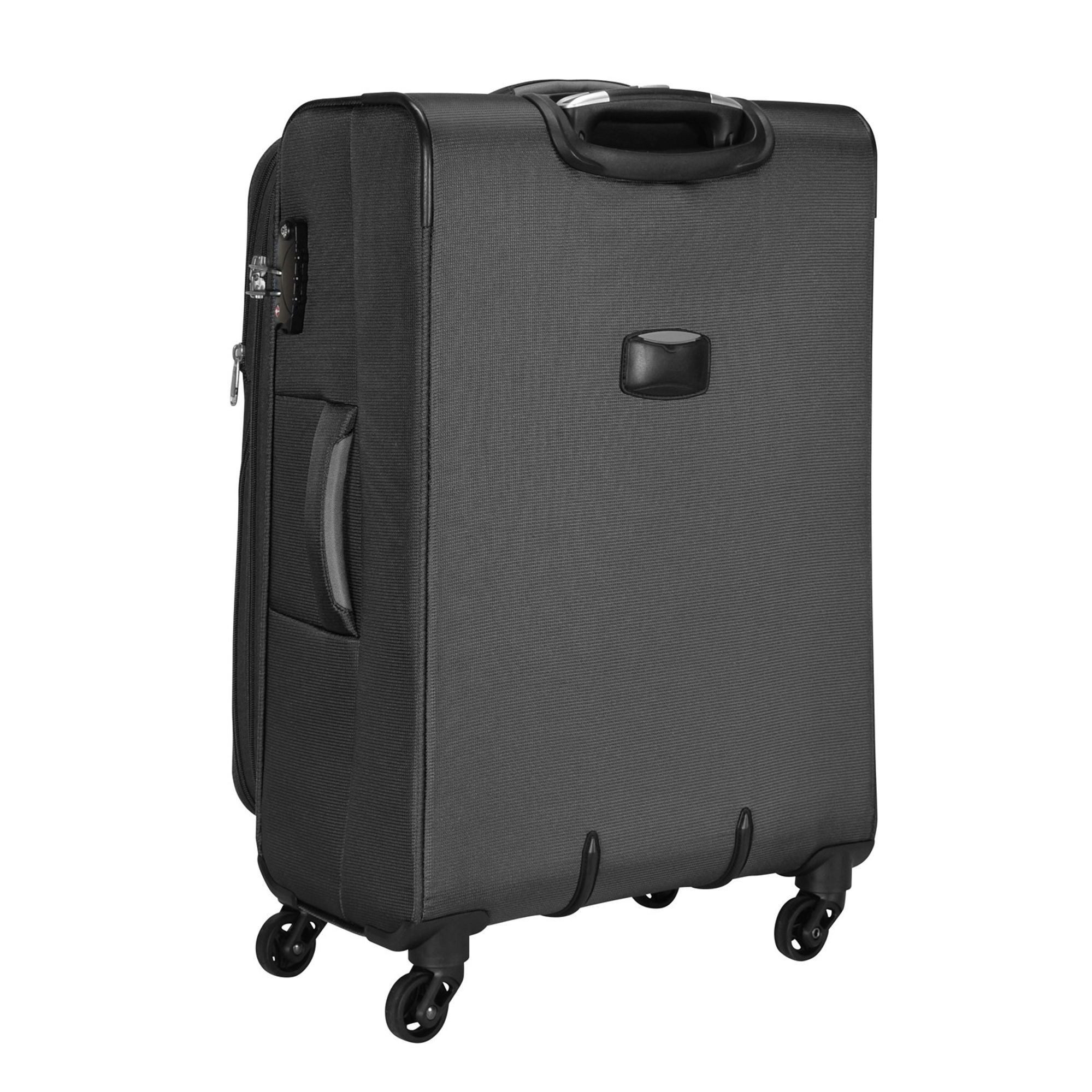 D&N Trolleyset Travel Line 6400, 4 Rollen, (3-teilig, 3 tlg), Polyester