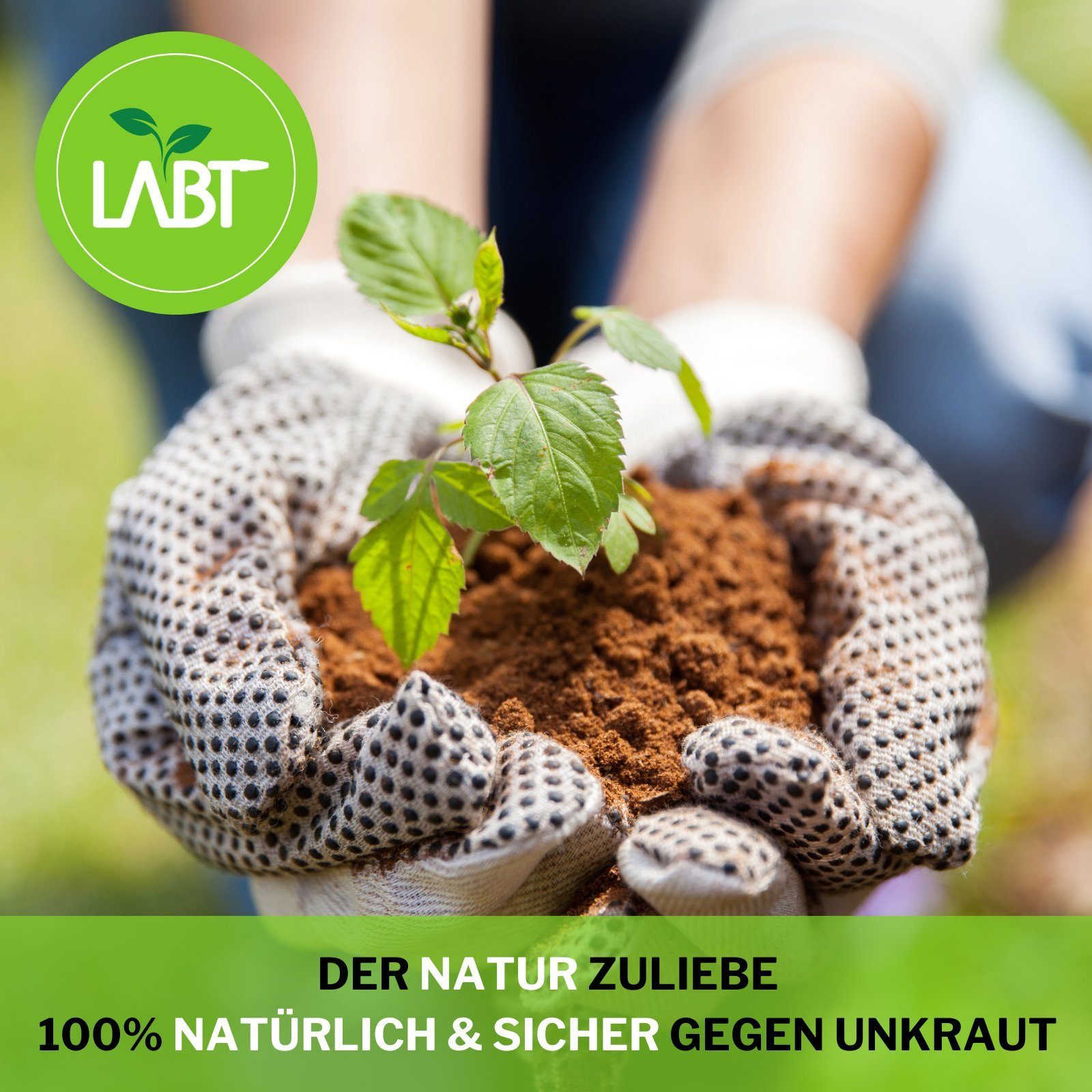 LABT Unkrautvlies Unkrautvlies LABT® Gartenvlies 1m x 20m mit Erdankern 150g/m² stark – Bild 5 von 5