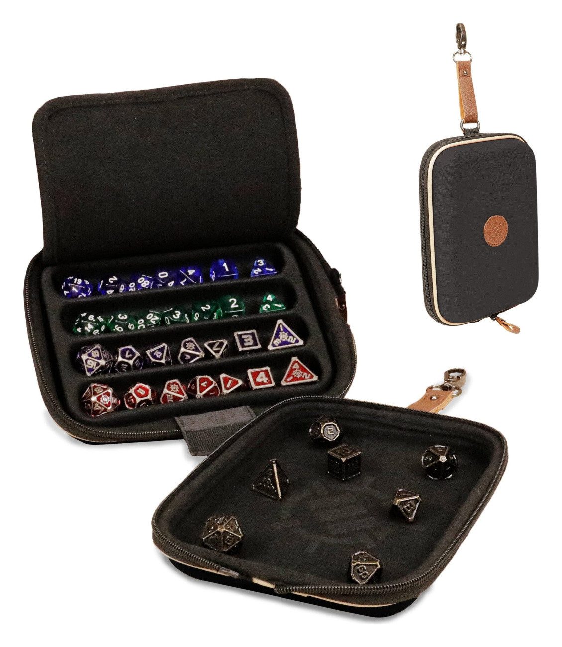 ENHANCE Spiel Enhance Brettspiel Würfeltasche Designer Edition Schwarz