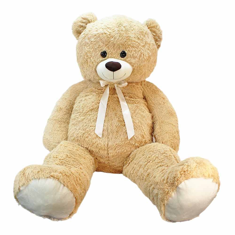 PMS Kuscheltier Riesen Teddy 150 cm mit goldener Schleife (1-St)