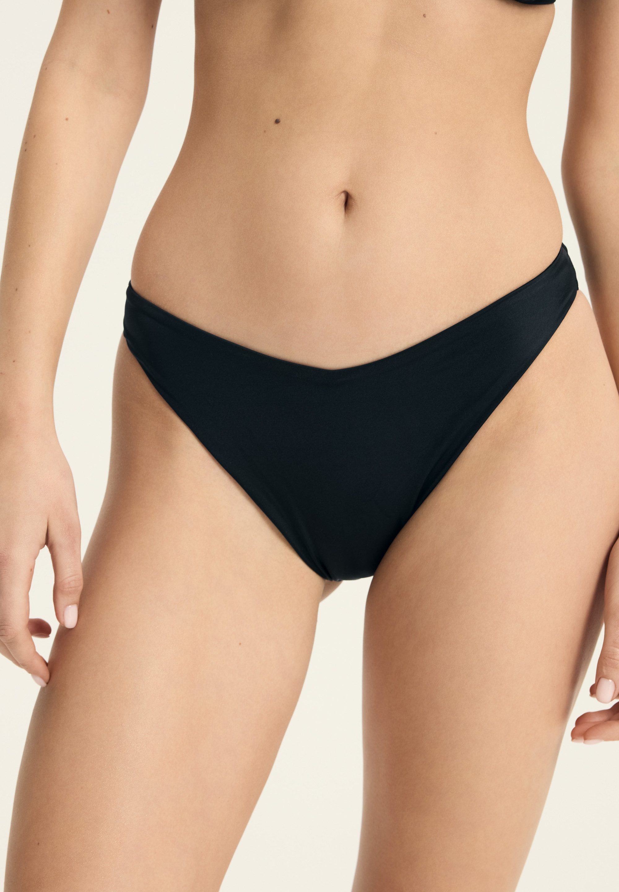 ESOTIQ Bikini-Hose Bikini Slip Gabrielle, Metallic, High Leg (1-St)