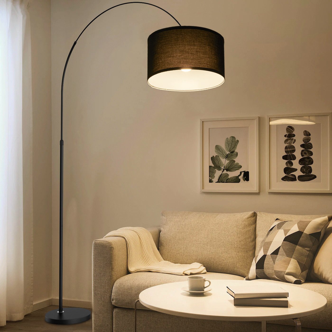 MODLICHT LED Bogenlampe Dekorative Lampe, E27, günstig online kaufen