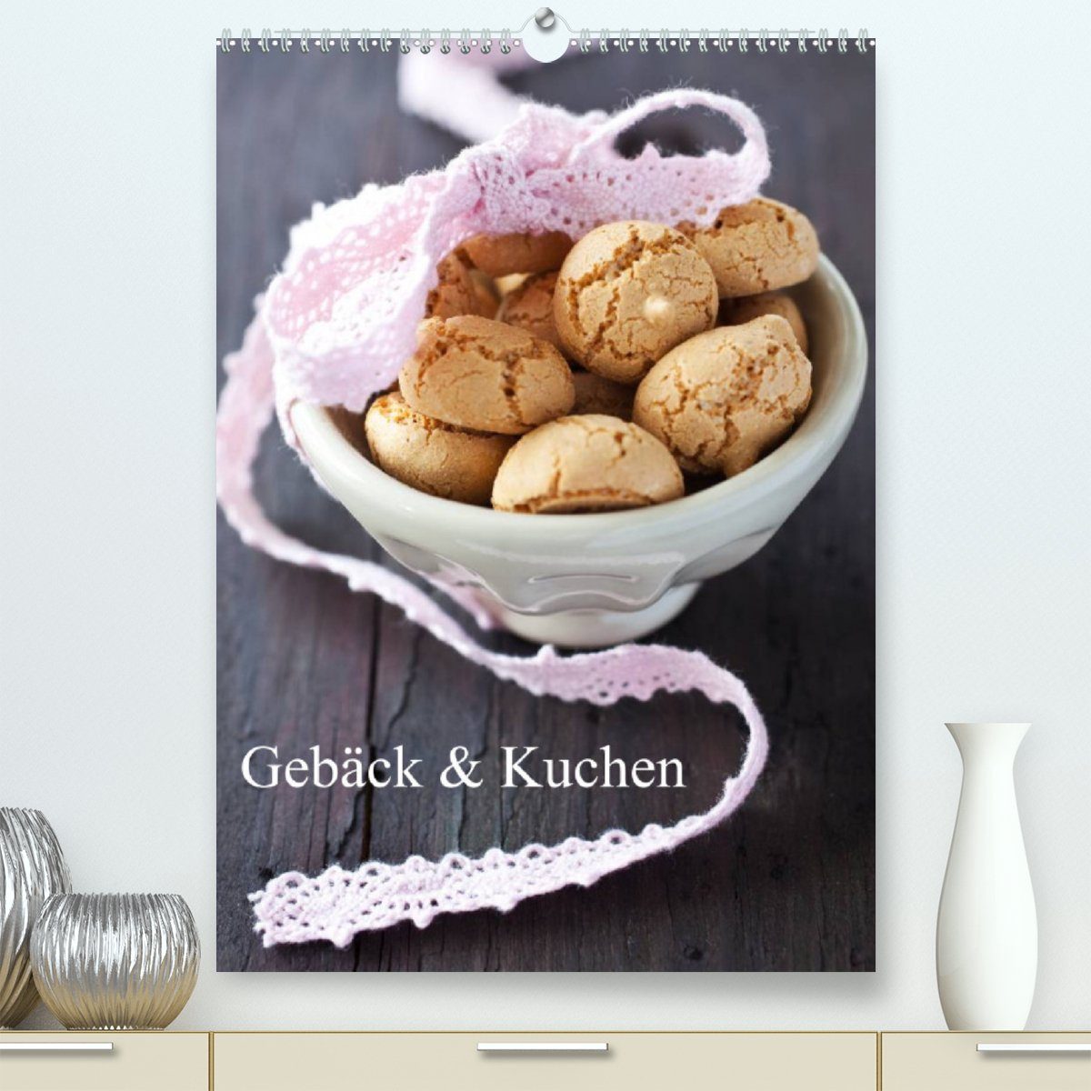 CALVENDO Wandkalender Gebäck und Kuchen (Premium, hochwertiger DIN A2 Wandkalender 2023, Kunstdruck in Hochglanz)