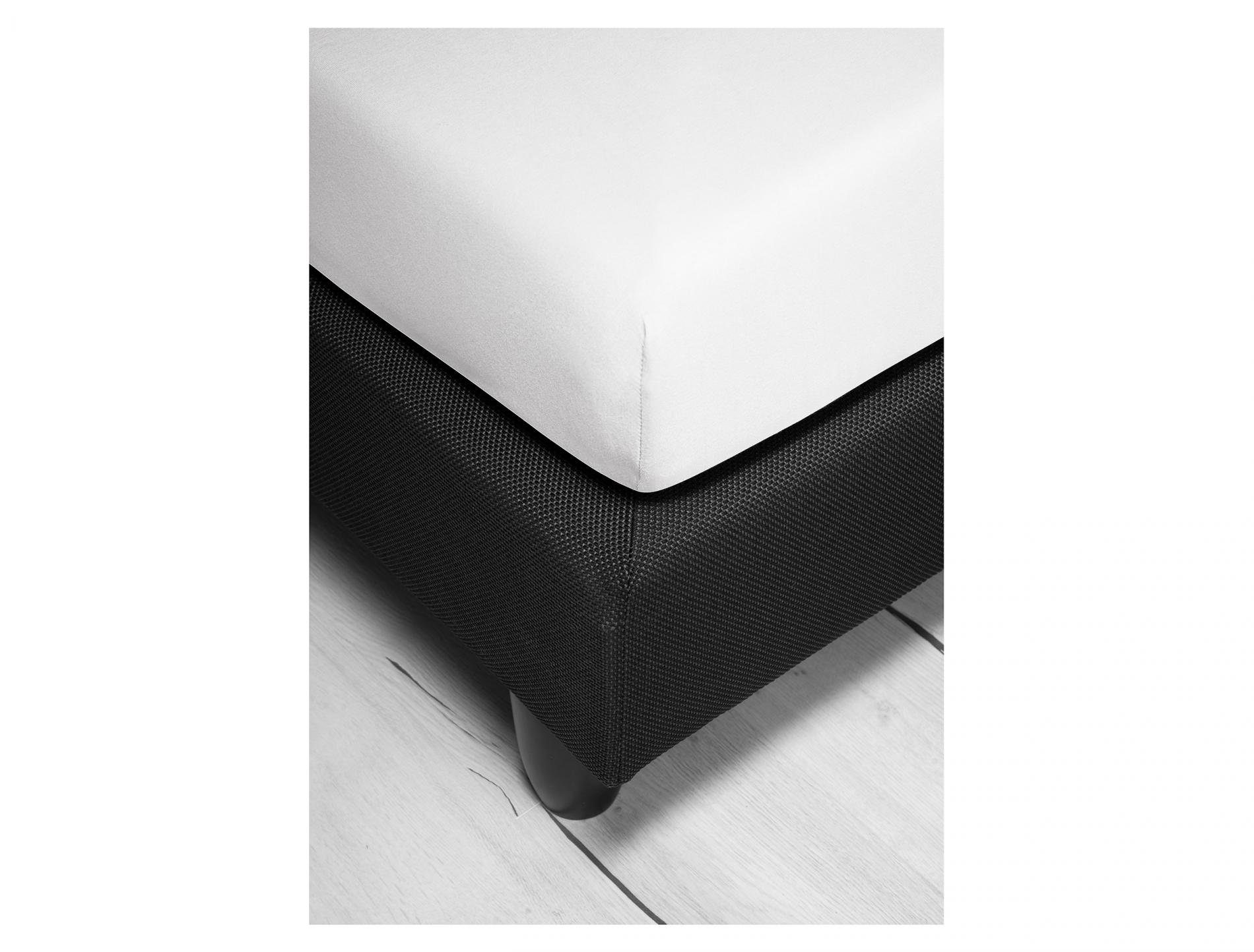 Irisette Spannbettlaken Fein-Biber Spannbetttuch Merkur 0006 100 x 200 cm weiss, Baumwolle, Gummizug: Rundum, (1 Stück), Spannbettlaken Spannbettuch Bettlaken Spanner