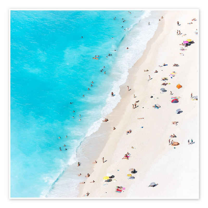 Posterlounge Poster Matteo Colombo, Sommer am Strand, Griechenland, Wohnzimmer Fotografie