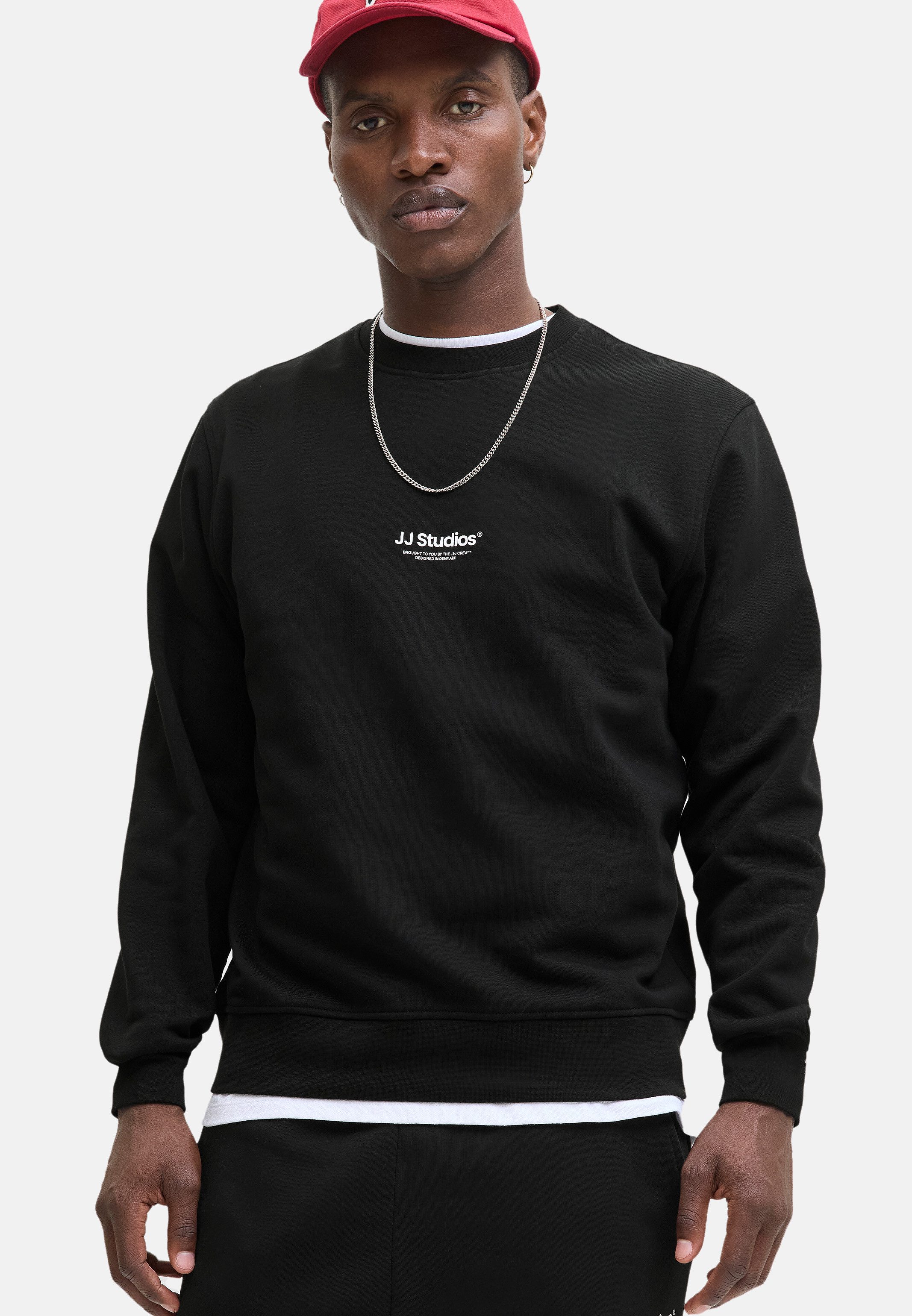 Jack & Jones Sweatshirt 2er Pack Soho (Spar-Set, 2-tlg) Sweatshirt - Baumwolle - Atmungsaktiv - Lockerer, bequemer Schnitt