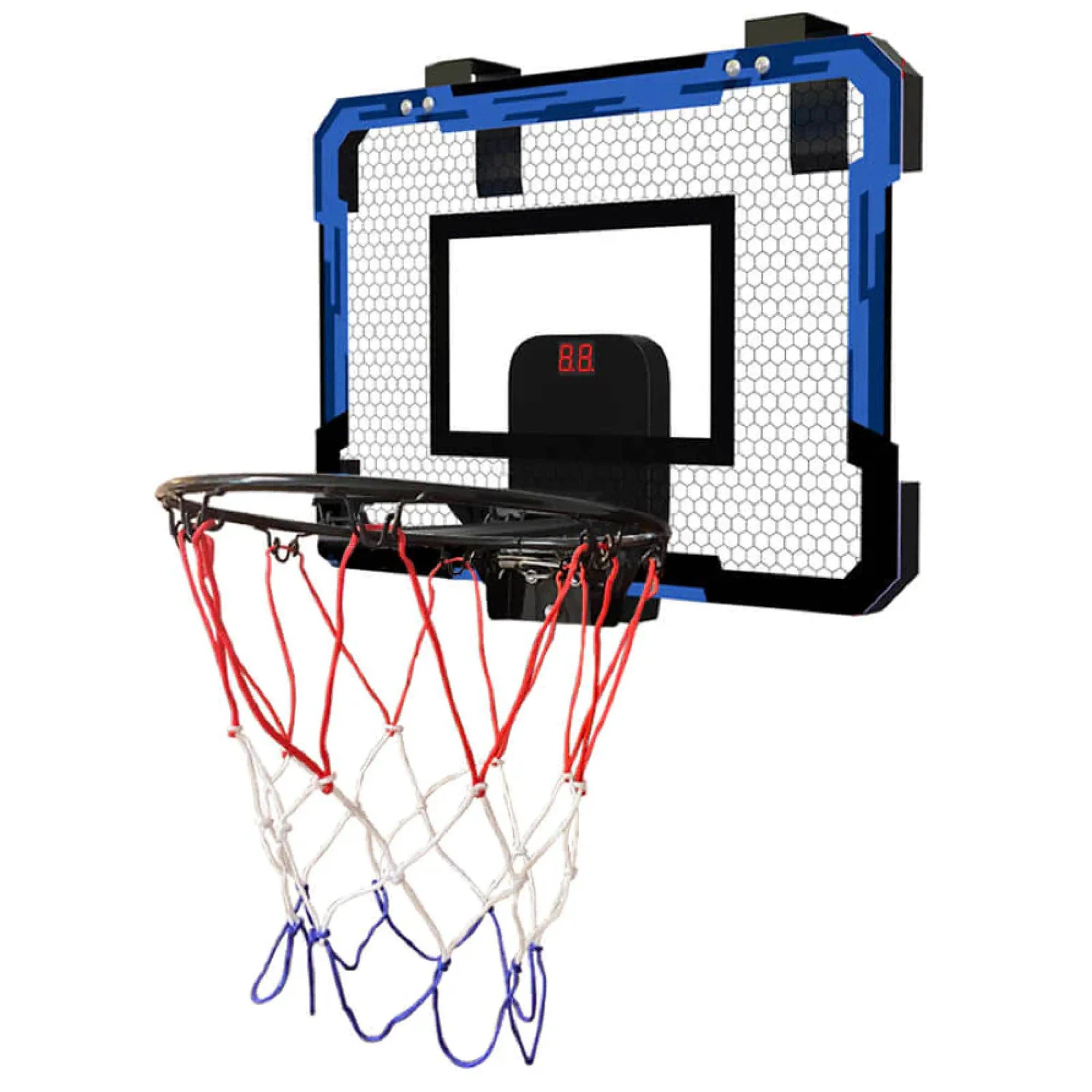 Sport-Knight® Basketballkorb Basketballkorb Set Indoor – inkl. 2 Bälle, Pumpe & Punktezähler
