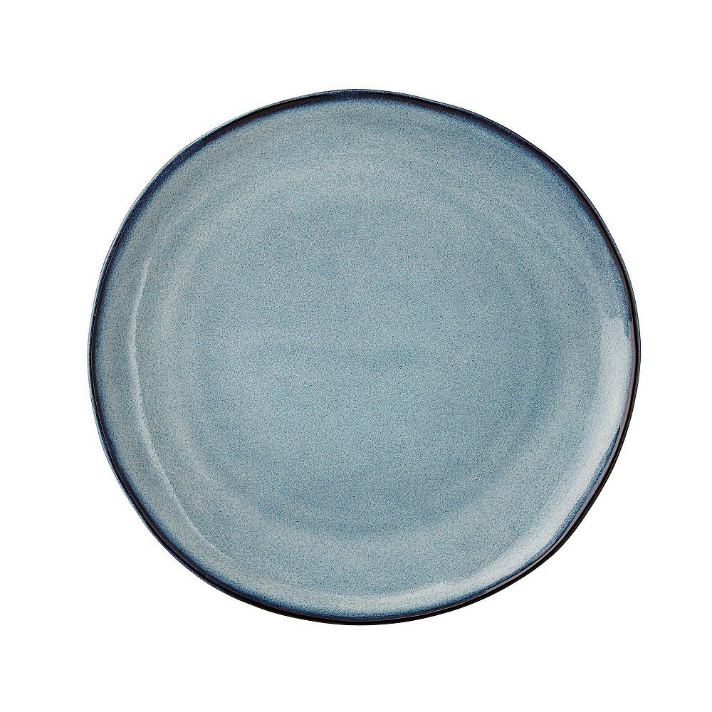 Bloomingville Frühstücksteller Bloomingville Sandrine Frühstücksteller Blue Steingut (1 Teller)