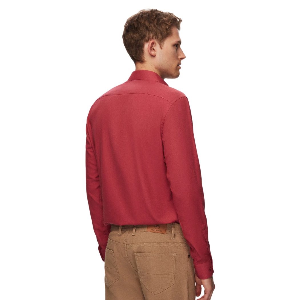 D'S DAMAT Frackhemd Twn Slim Fit Oxford-Hemd