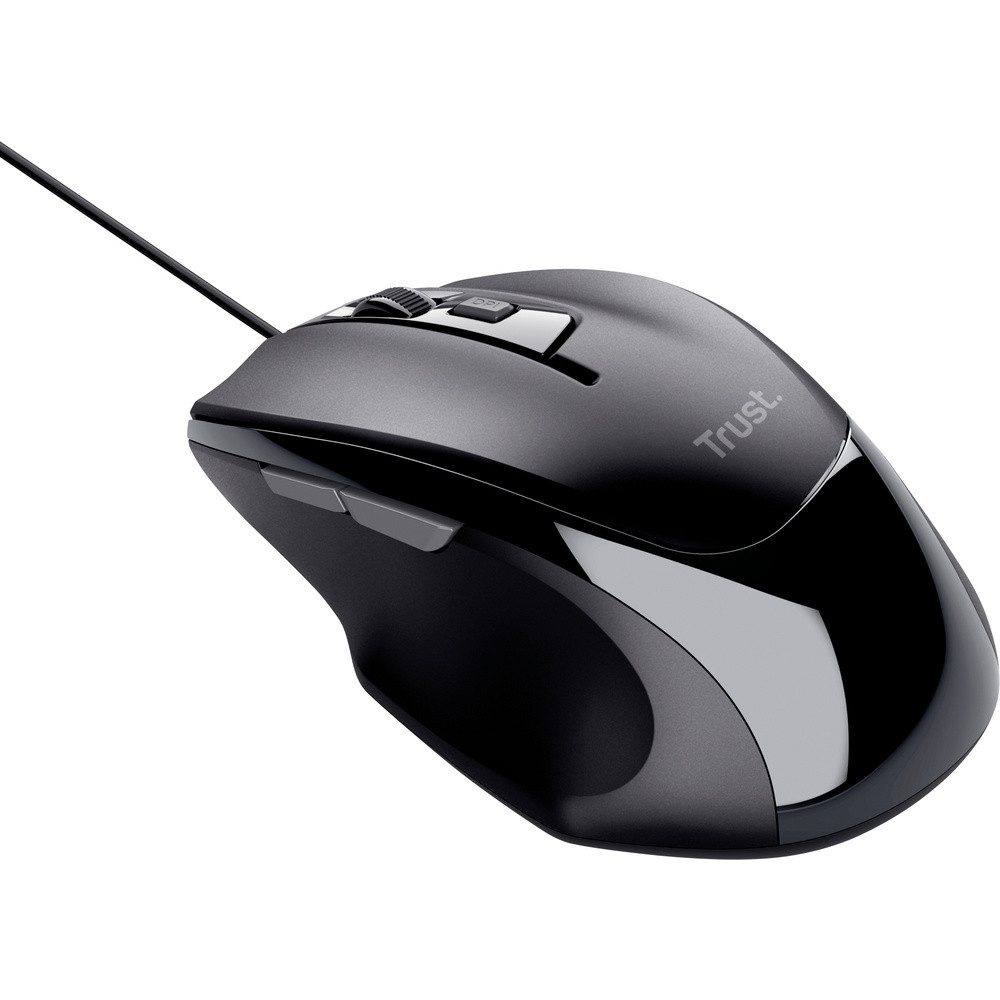 Trust Voca Maus USB Schwarz 2400 dpi Mäuse