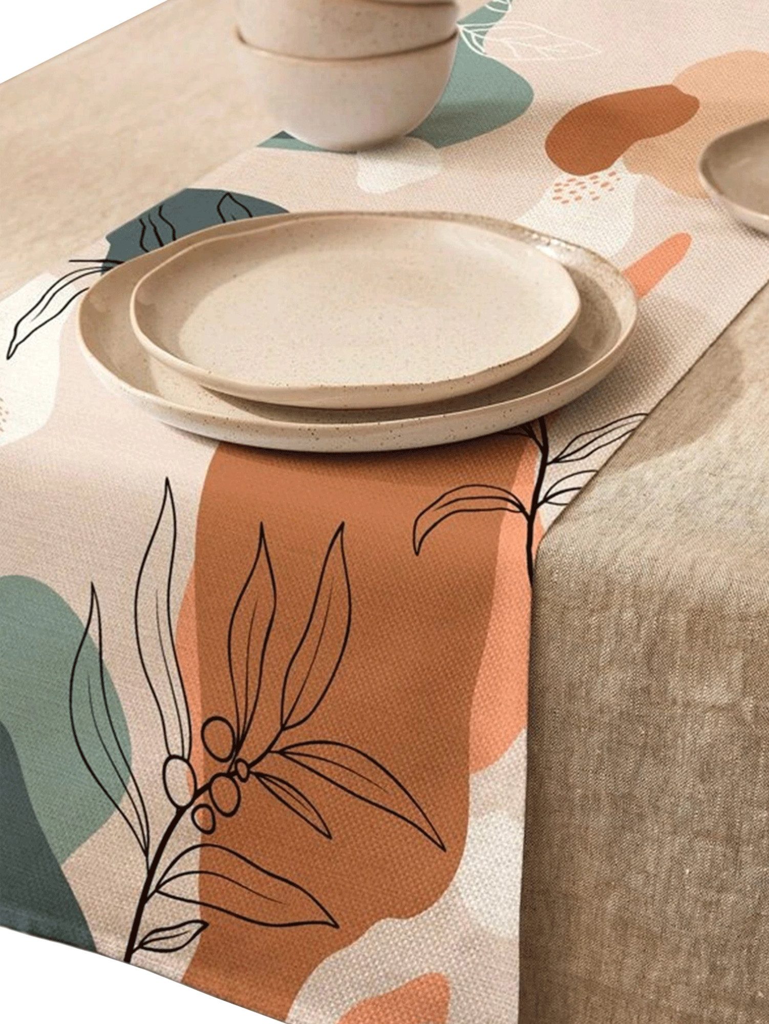 LIVINA HOME Tischläufer Premium Tischdecke abwaschbar, günstig online kaufen