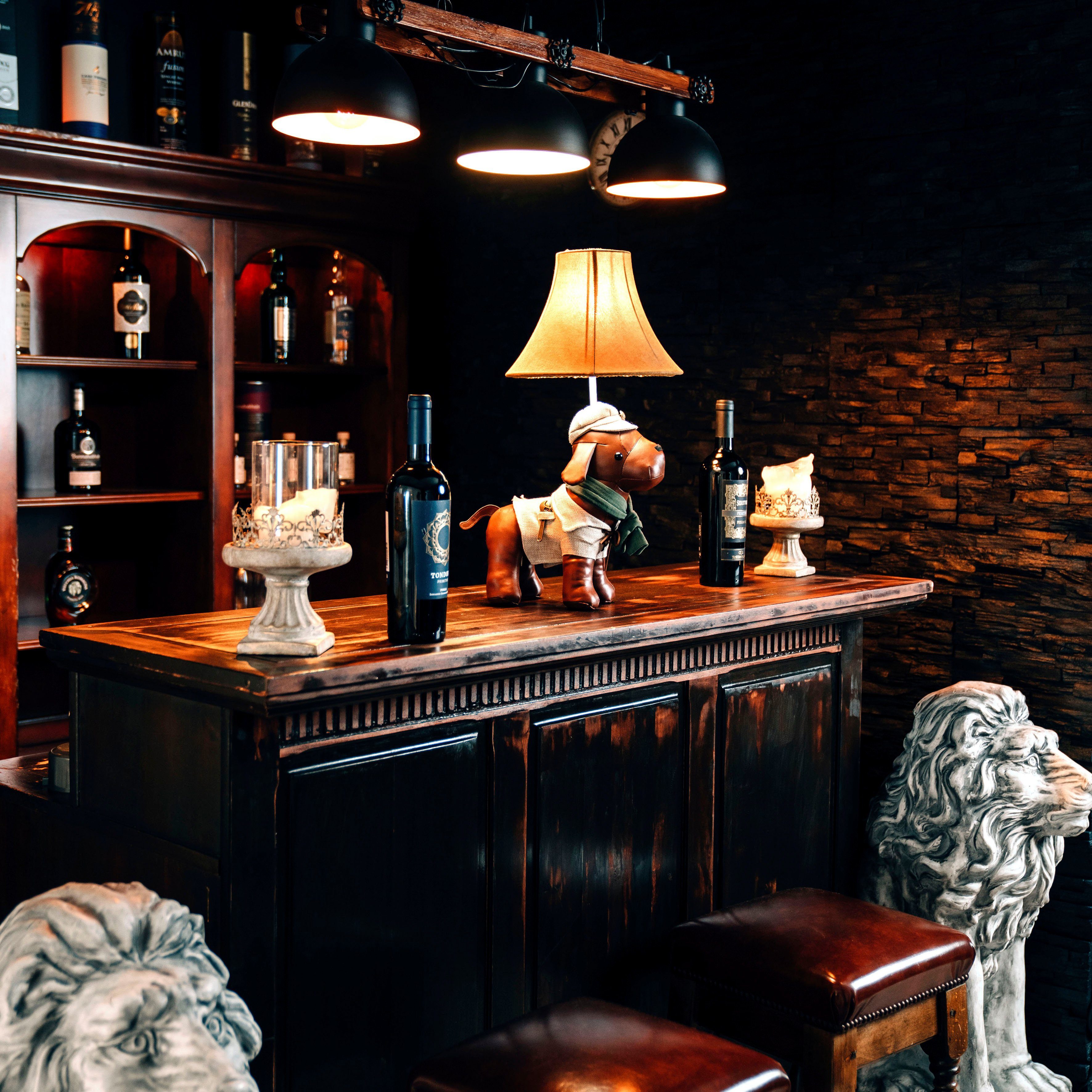 Happy Lamps for smiling eyes LED Tischleuchte Spike der Jagdhund, LED fest integriert, Neutralweiß, Hochwertig, Einzigartig