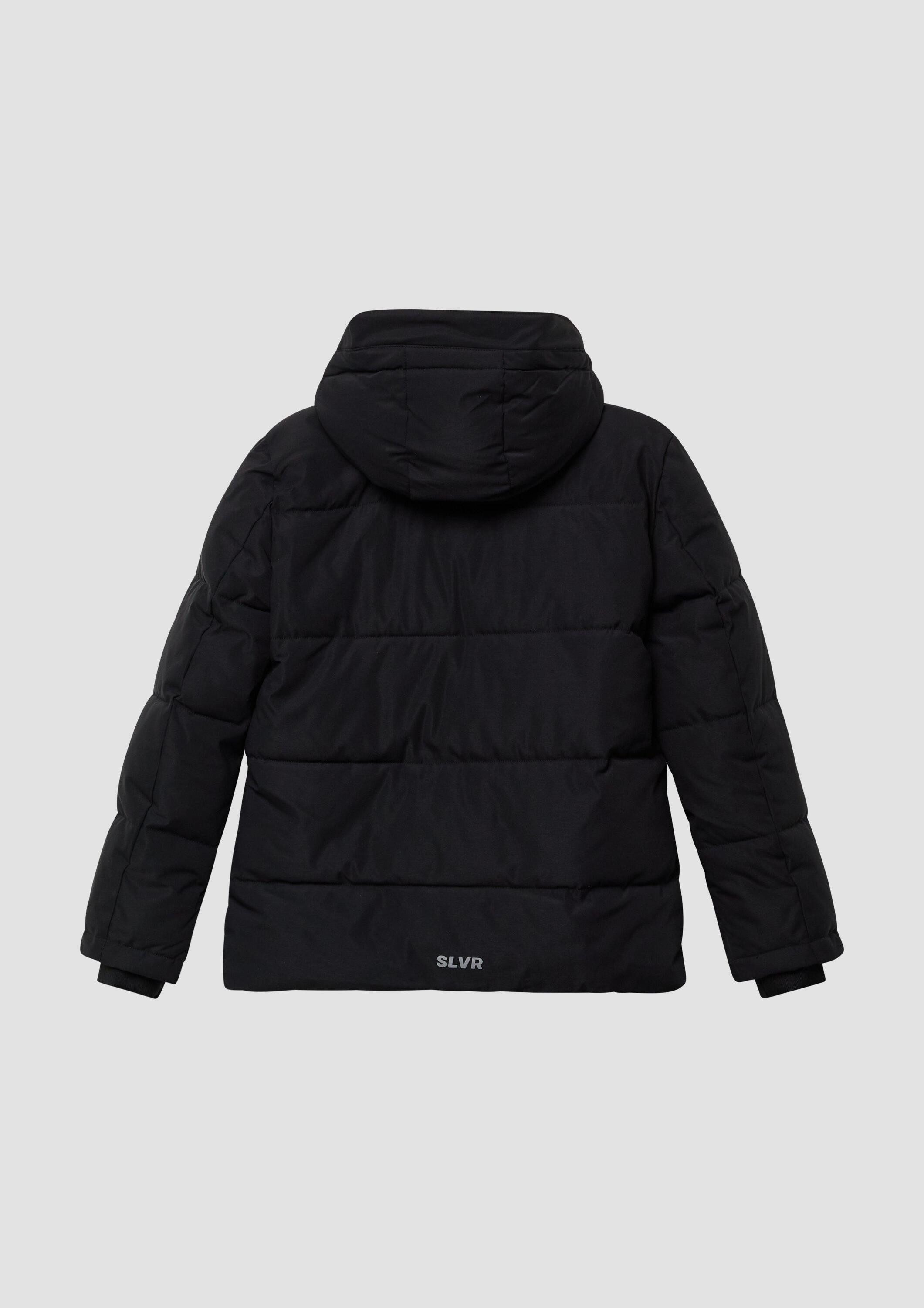 s.Oliver Winterjacke Outdoor-Jacke Steppjacke mit abnehmbarer Kapuze